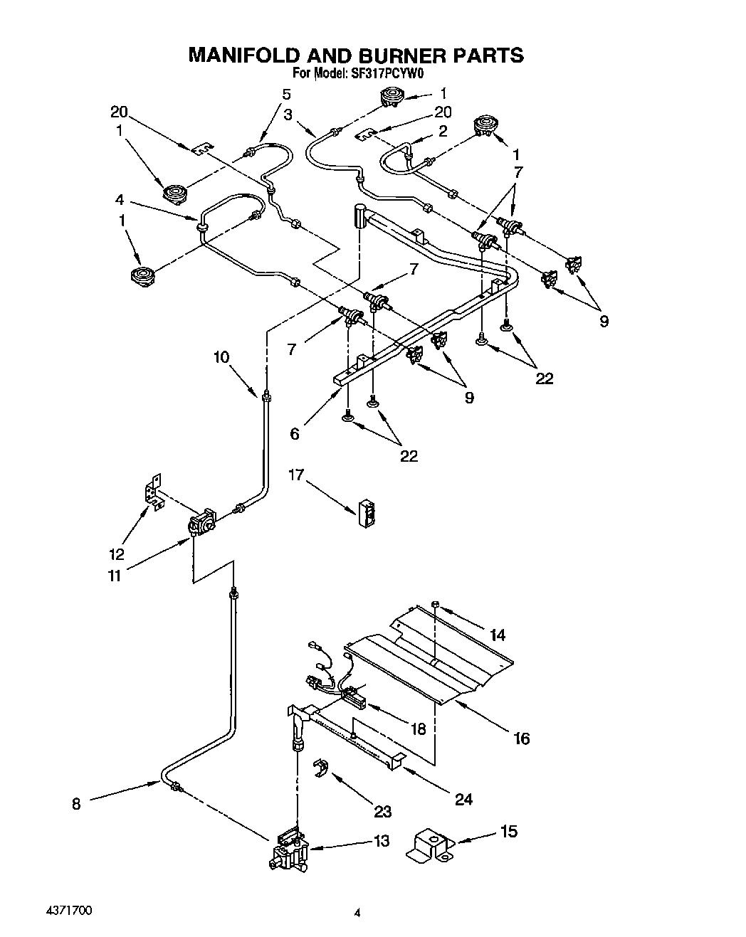 04 - MANIFOLD AND BURNER