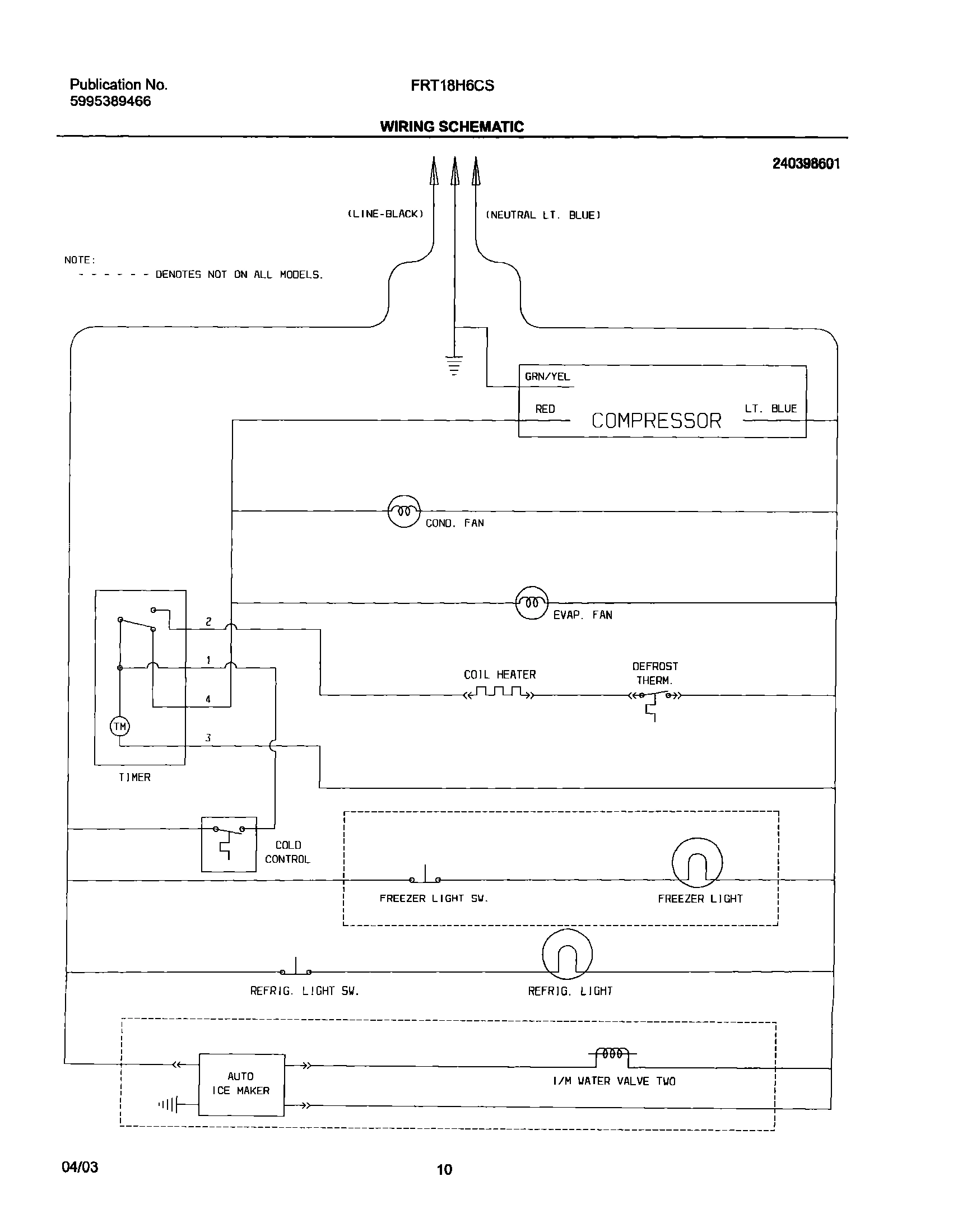 10 - WIRING SCHEMATIC