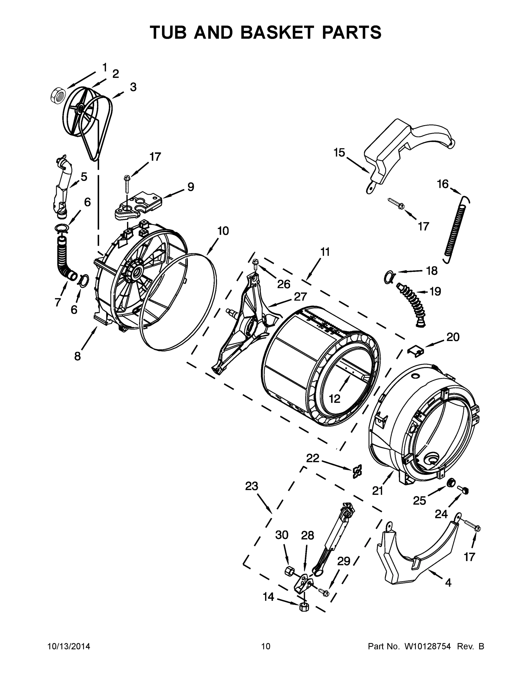 06 - TUB AND BASKET PARTS