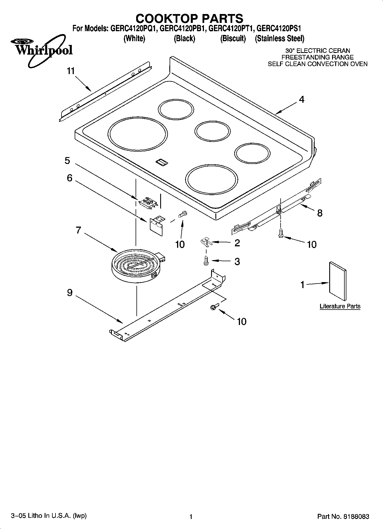 01 - COOKTOP PARTS