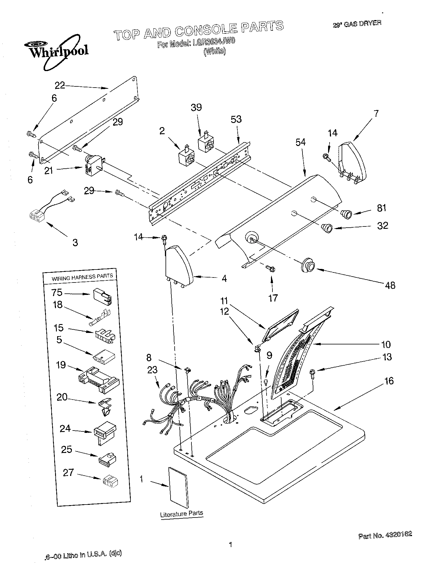 01 - TOP AND CONSOLE, LIT/OPTIONAL