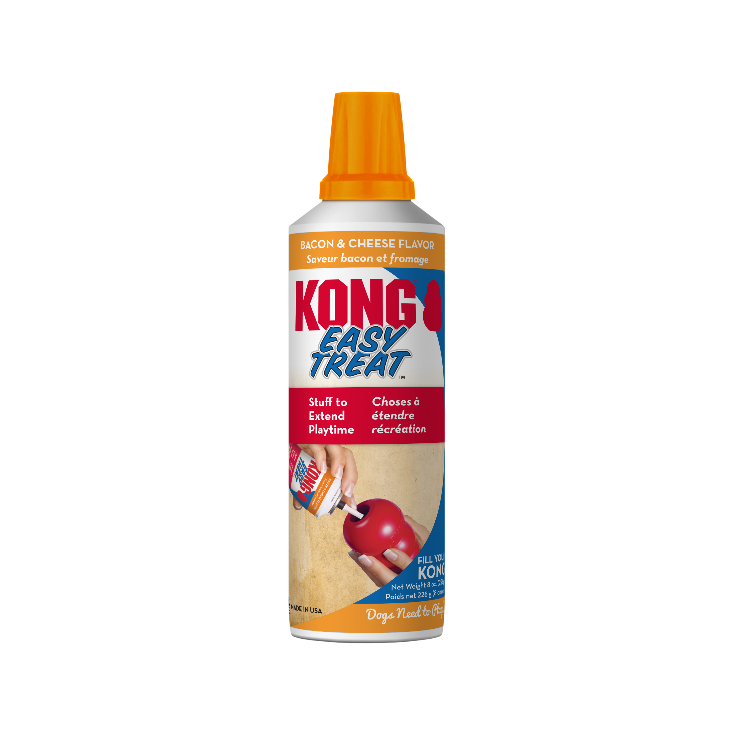 KONG Easy Treat Bacon and Cheese, 8 Ounce