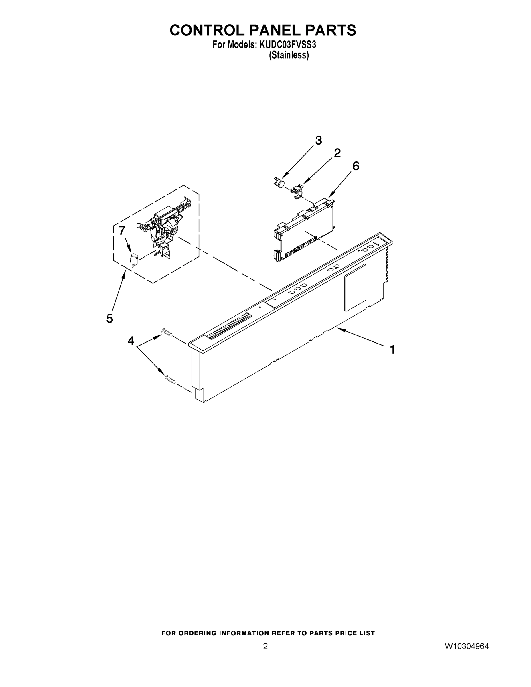 02 - CONTROL PANEL PARTS