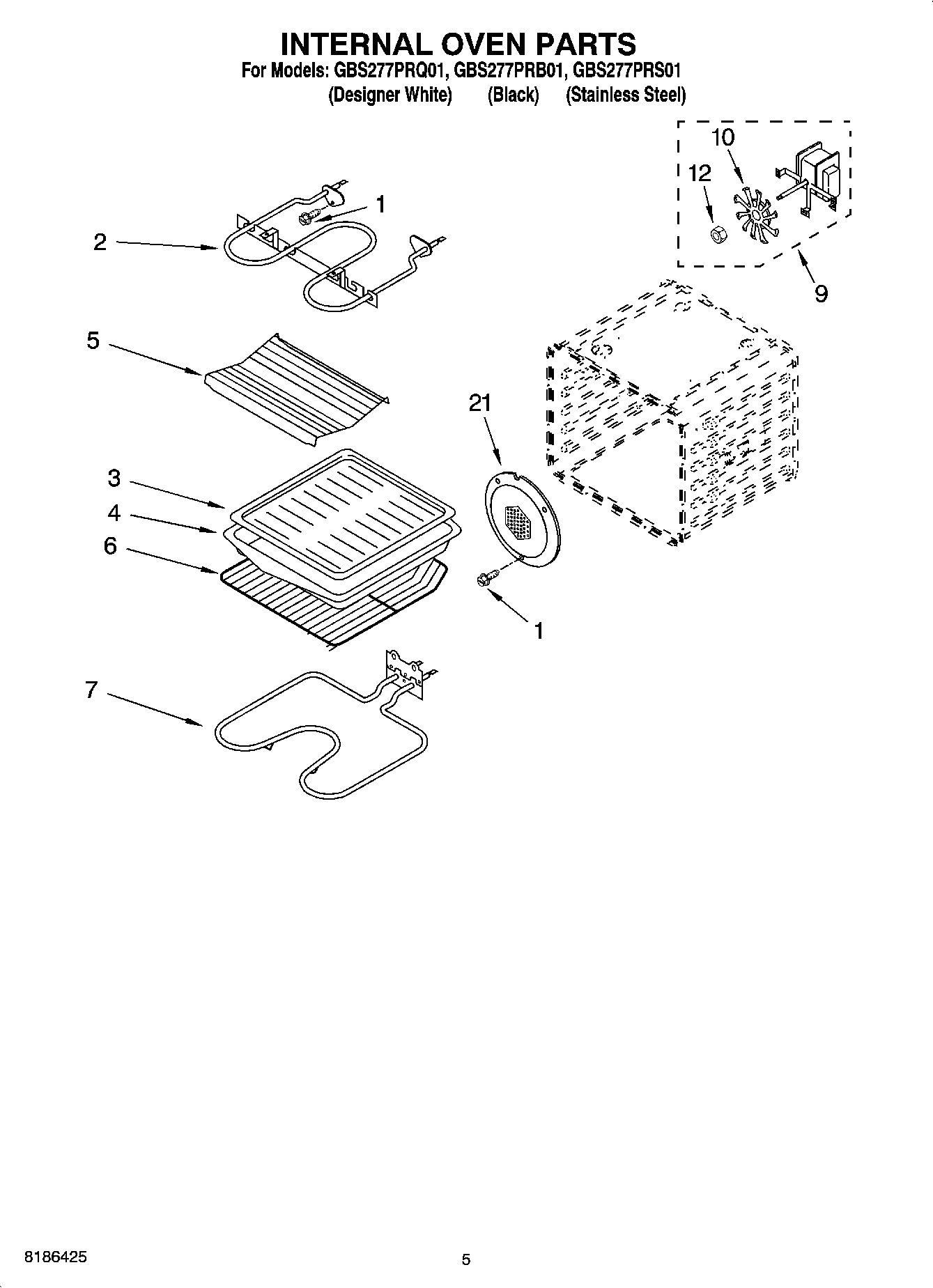 04 - INTERNAL OVEN PARTS