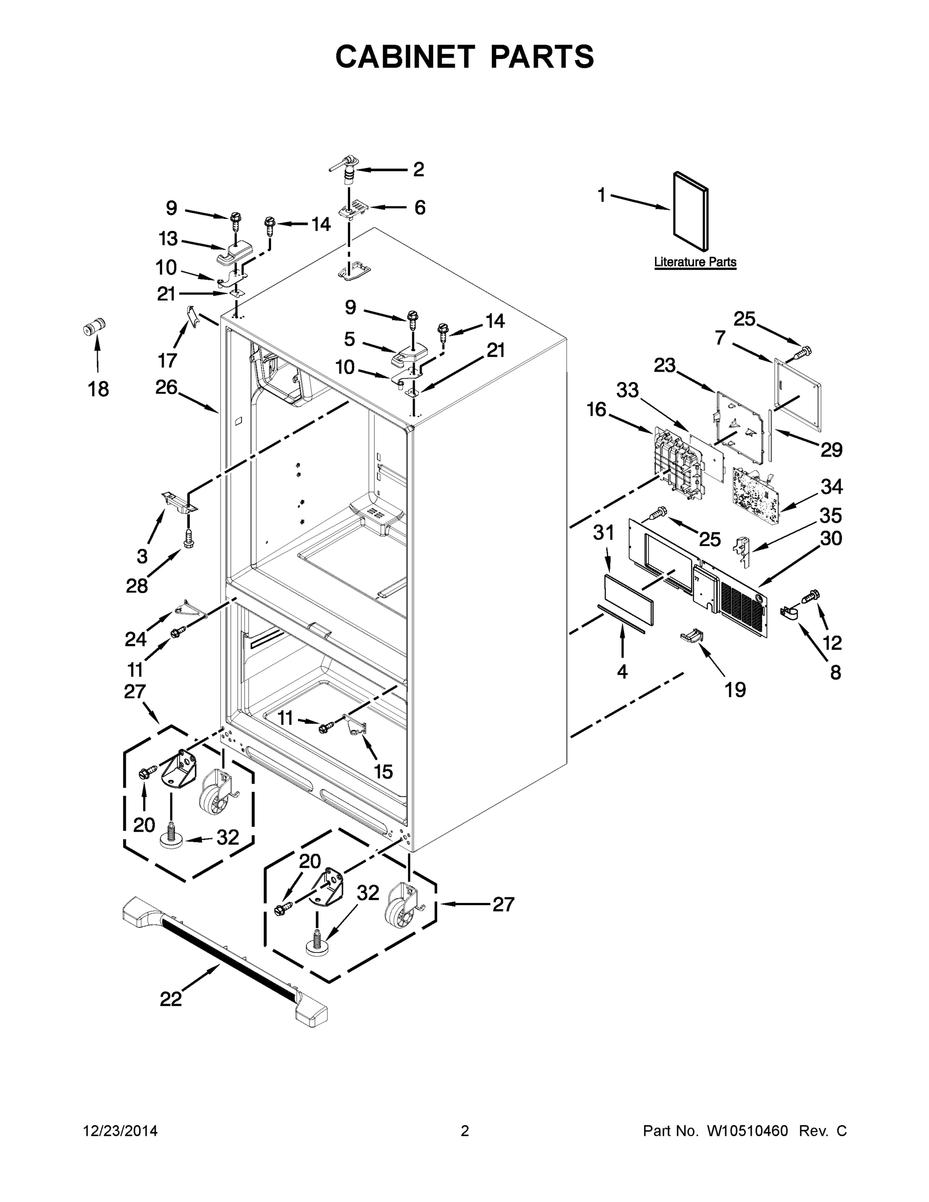 02 - CABINET PARTS