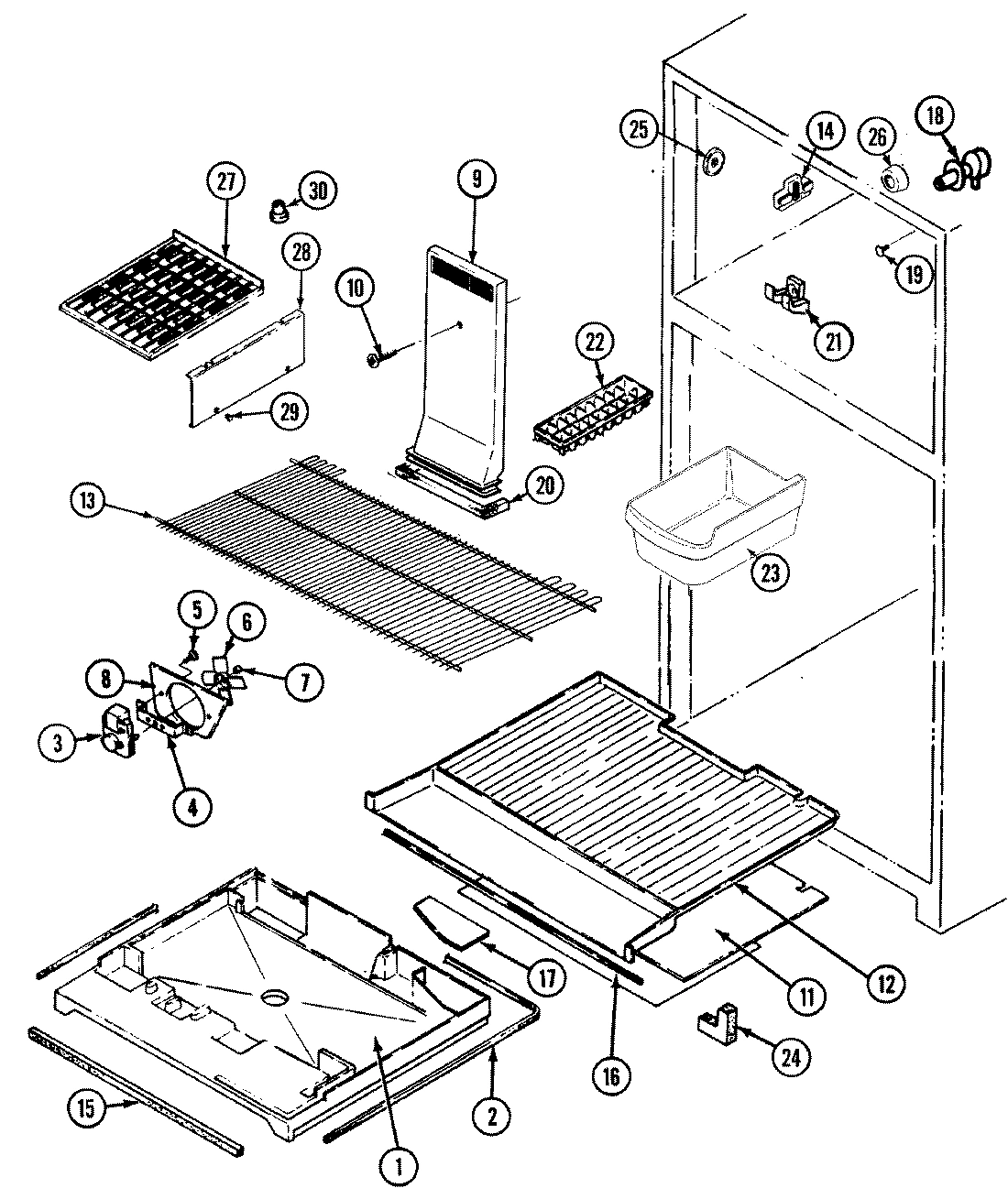 01 - FREEZER COMPARTMENT