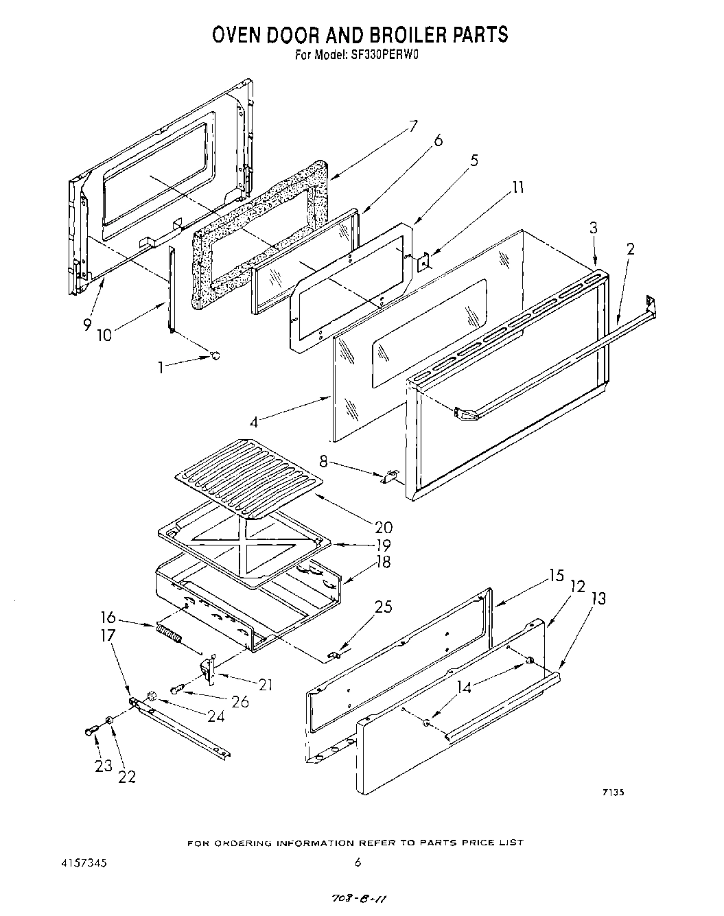 05 - OVEN DOOR AND BROILER