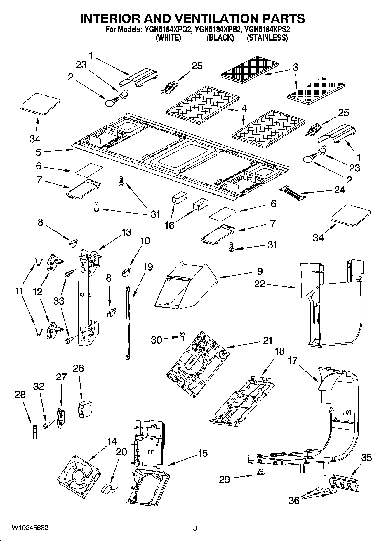 03 - INTERIOR AND VENTILATION PARTS