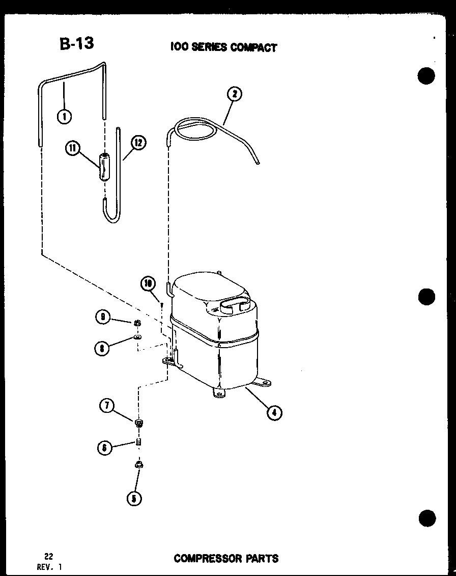 02 - 100 SERIES COMPACT COMPRESSOR PARTS