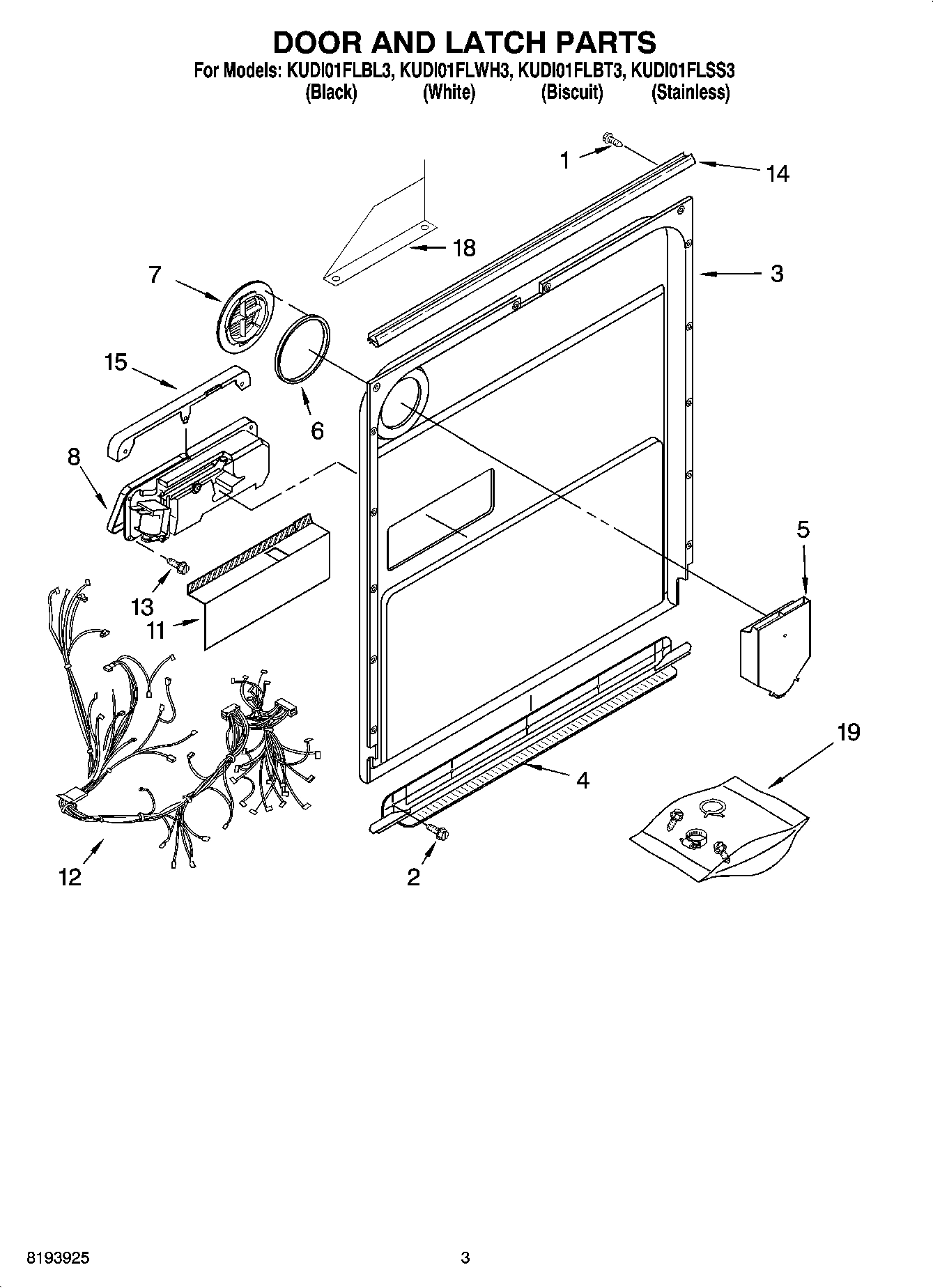 03 - DOOR AND LATCH PARTS
