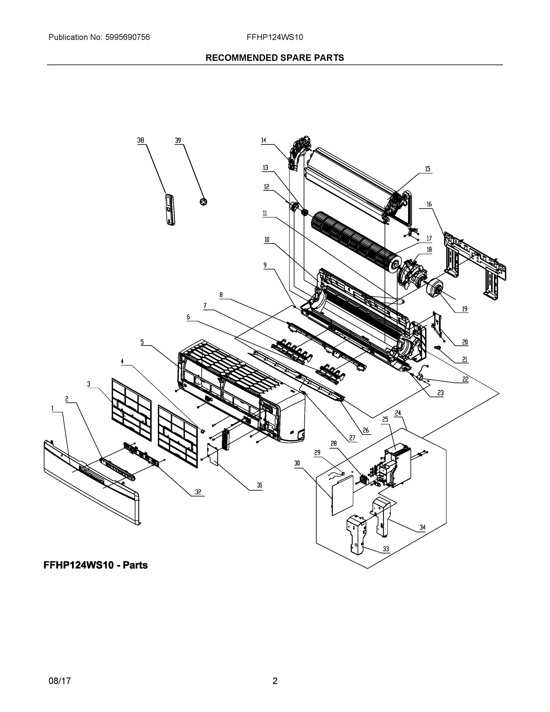 02 - RECOMMENDED SPARE PARTS