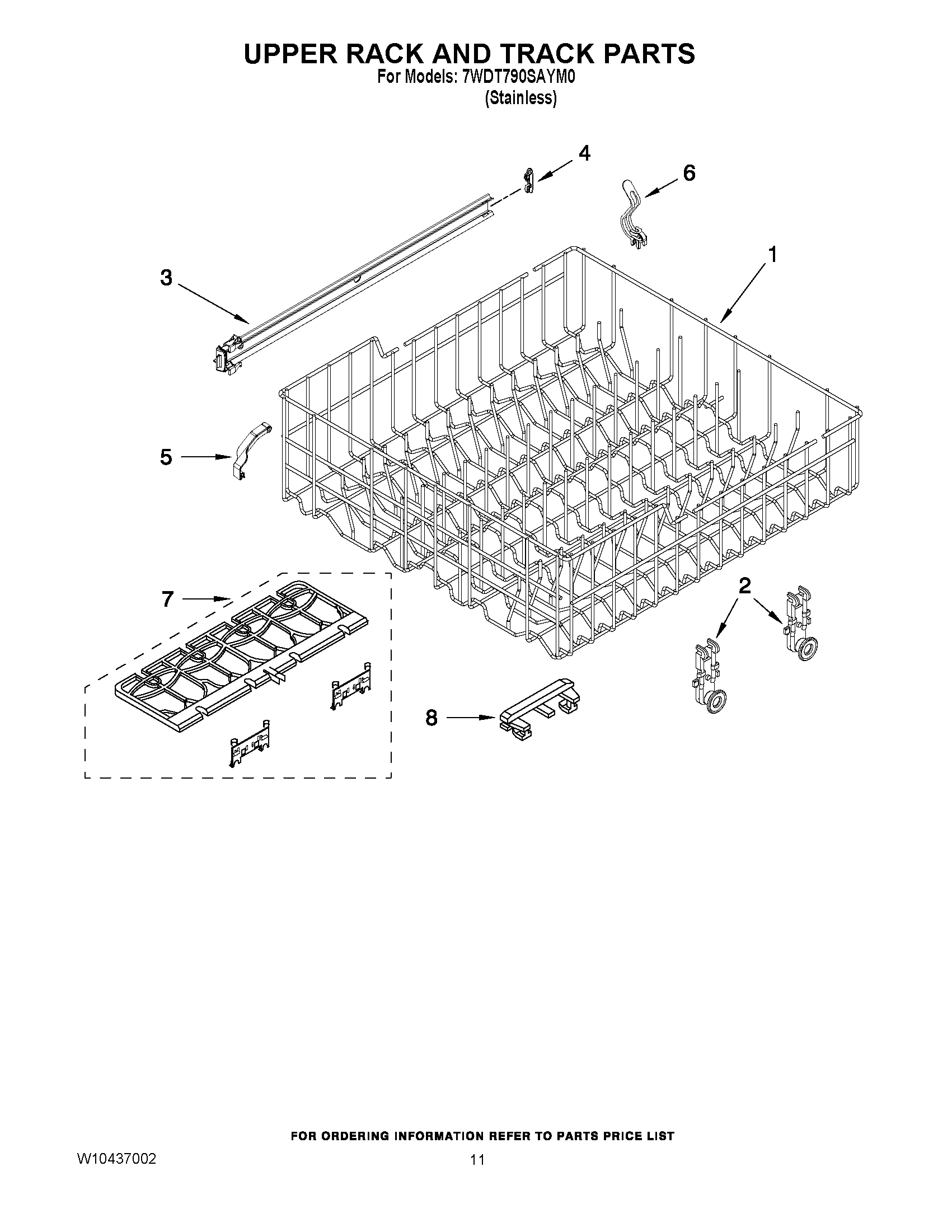 09 - UPPER RACK AND TRACK PARTS