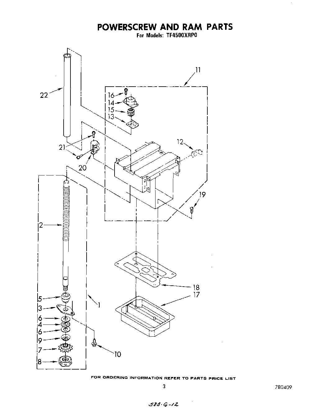 03 - POWER SCREW AND RAM
