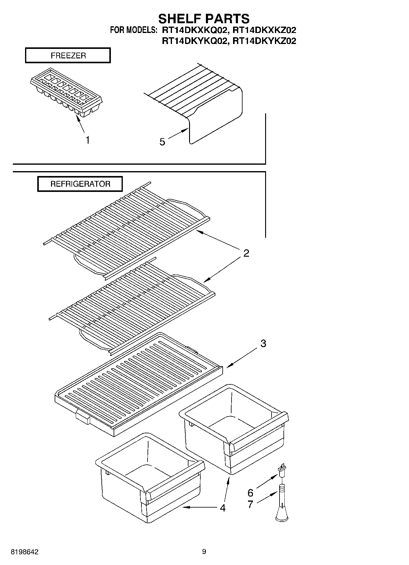 05 - SHELF PARTS, OPTIONAL PARTS