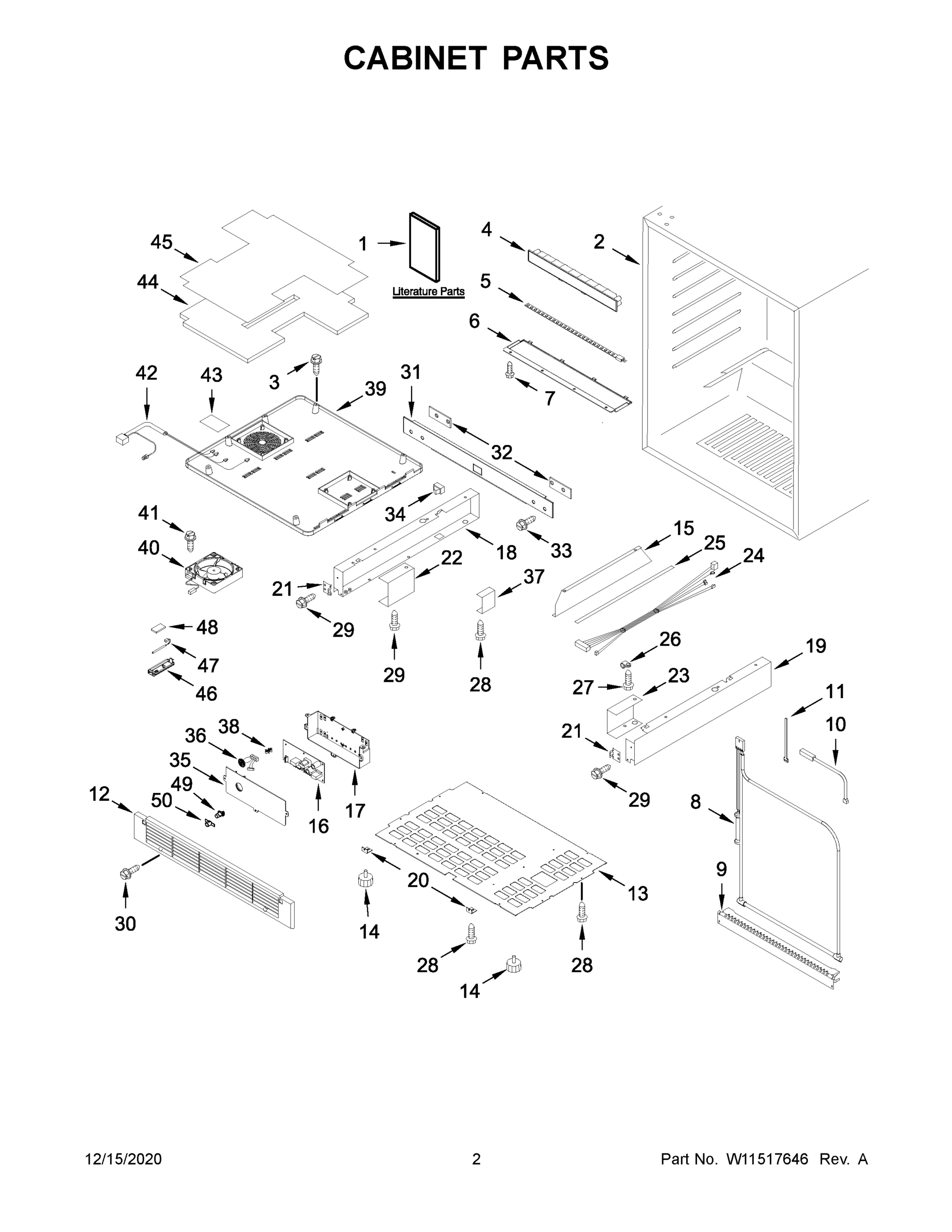 02 - CABINET PARTS