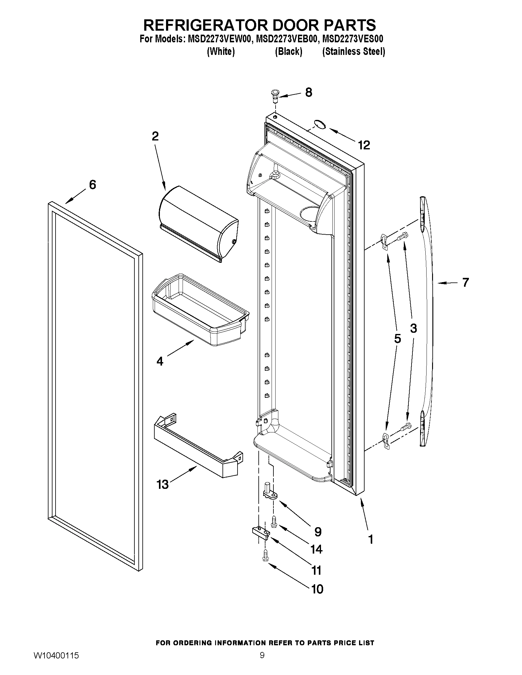 06 - REFRIGERATOR DOOR PARTS