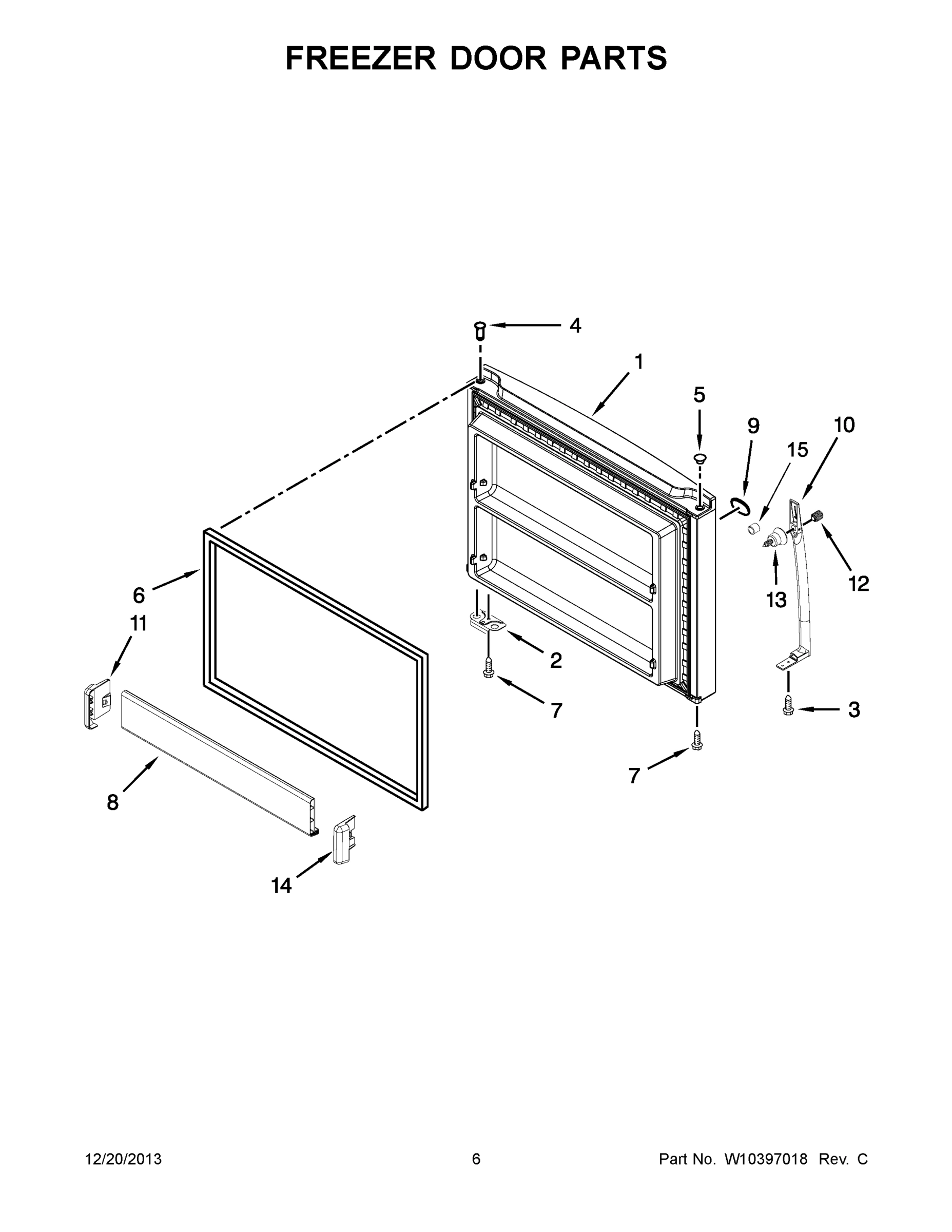 04 - FREEZER DOOR PARTS