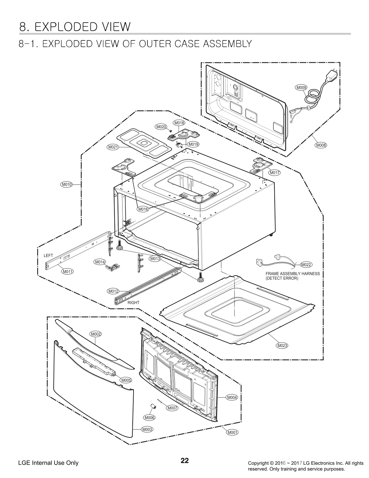 OUTER CASE ASSEMBLY