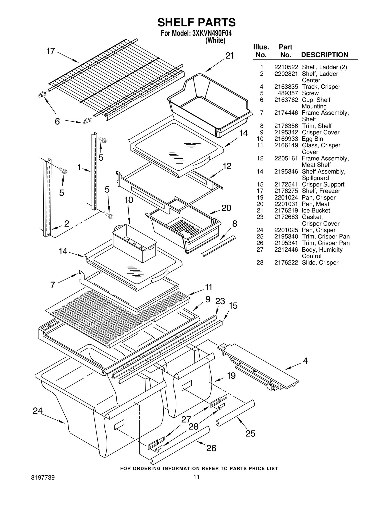 SHELF PARTS