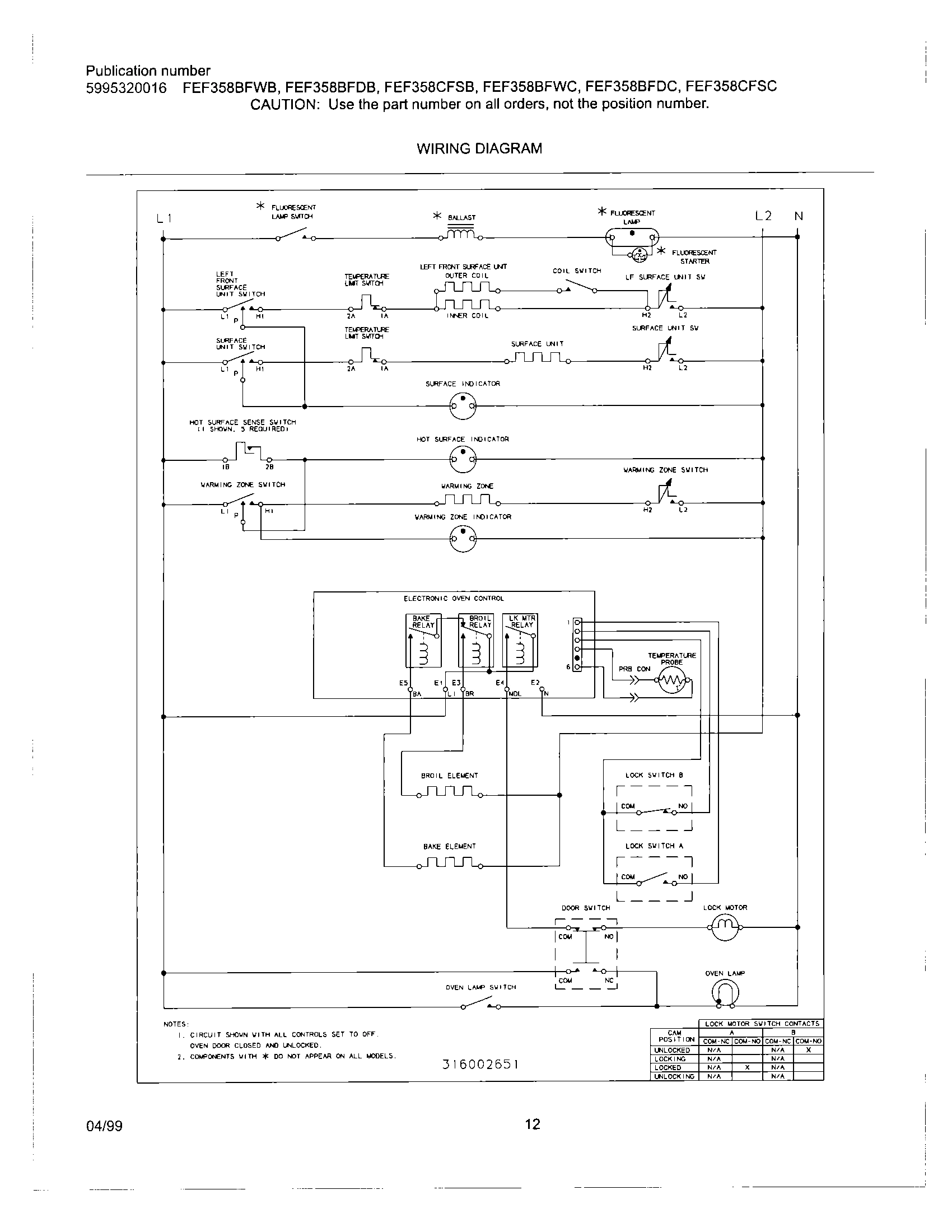 12 - WIRING DIAGRAM