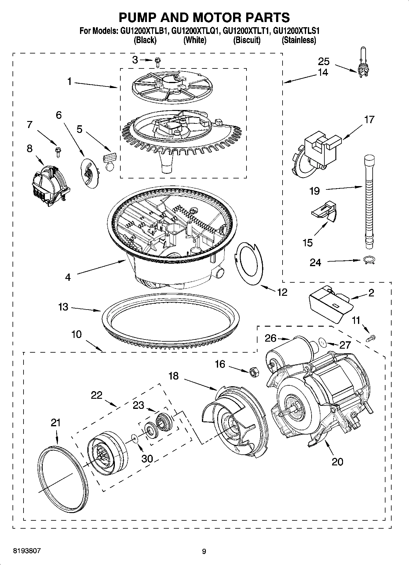 08 - PUMP AND MOTOR PARTS