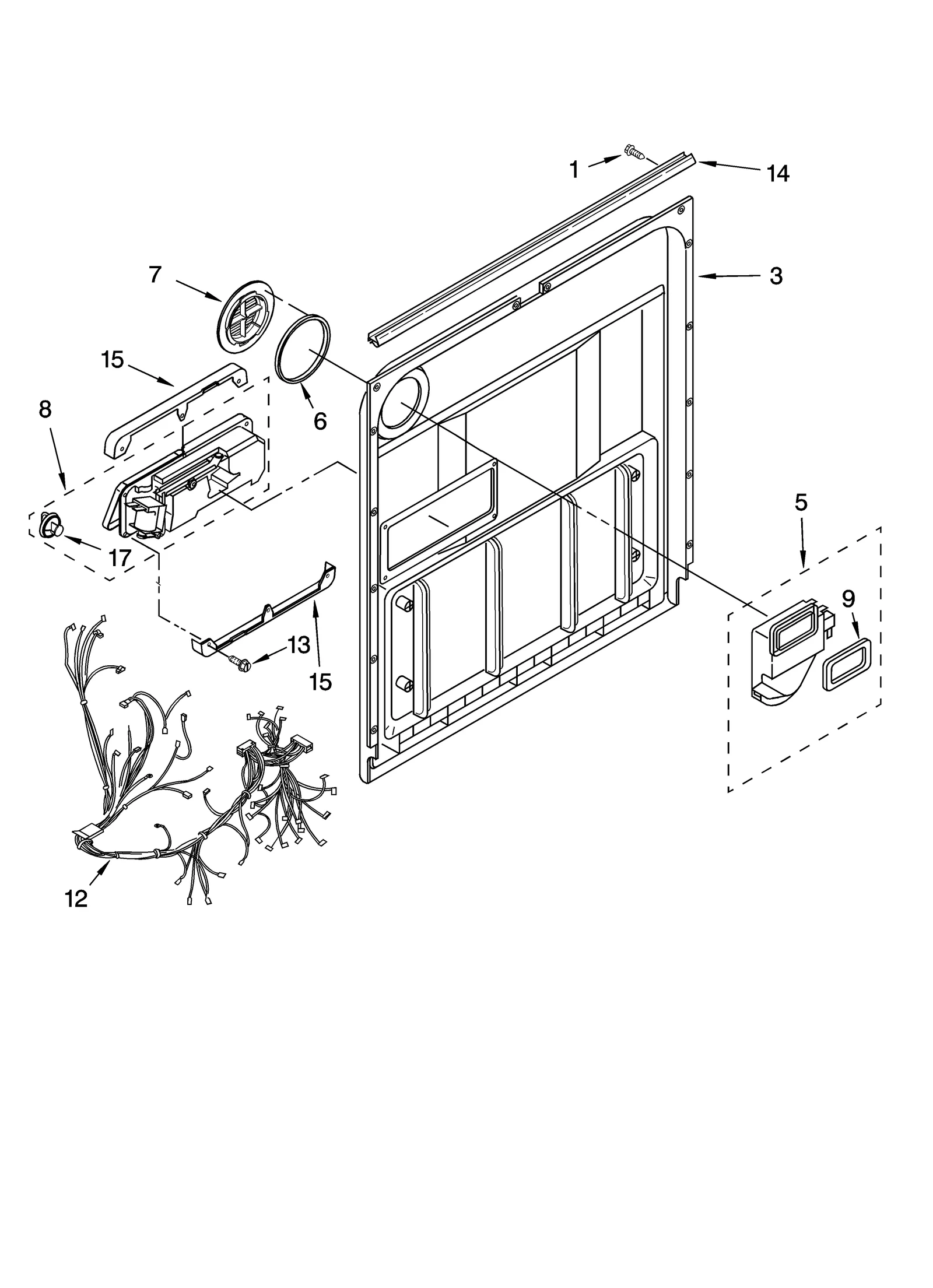 DOOR AND LATCH PARTS