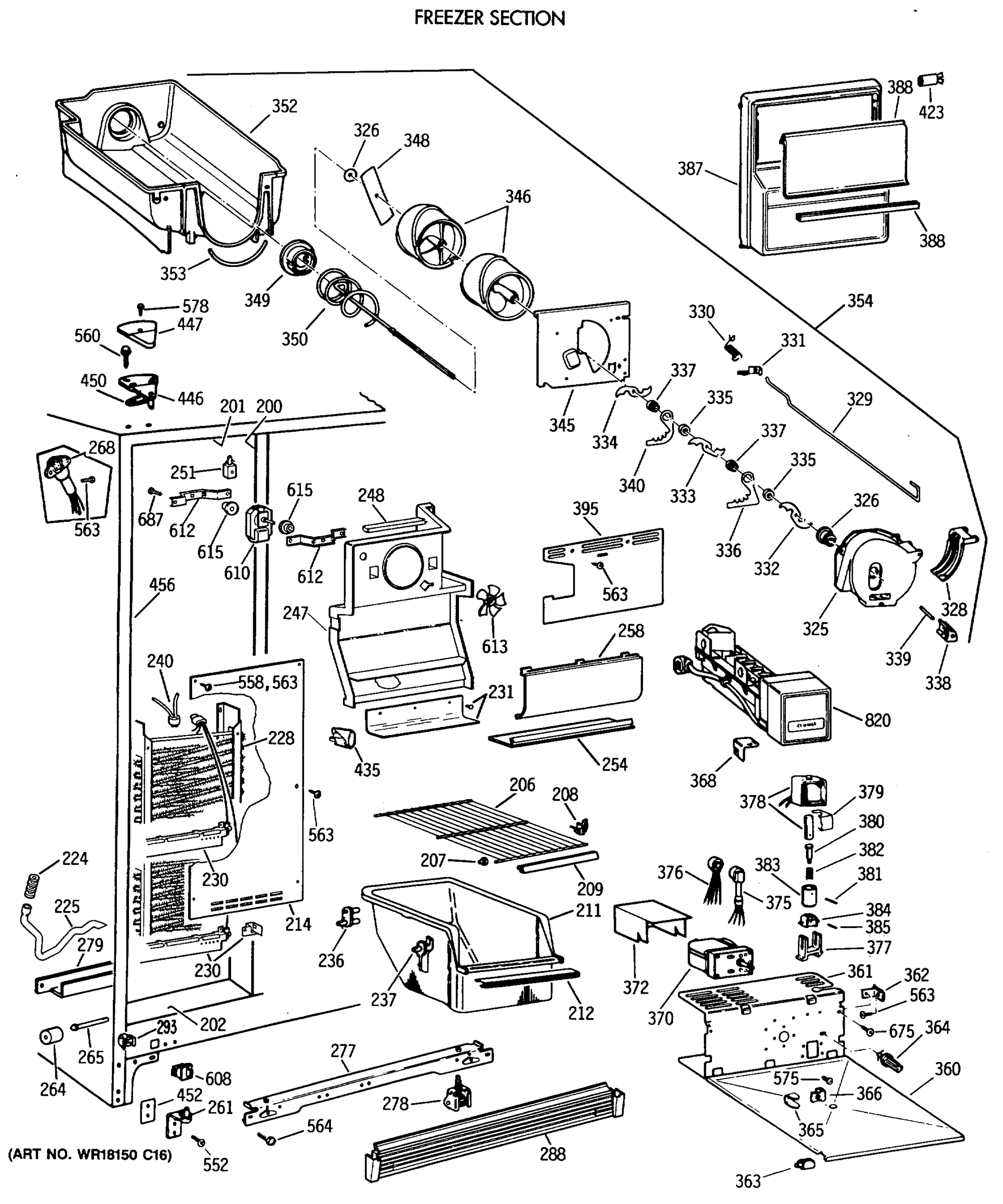 FREEZER SECTION