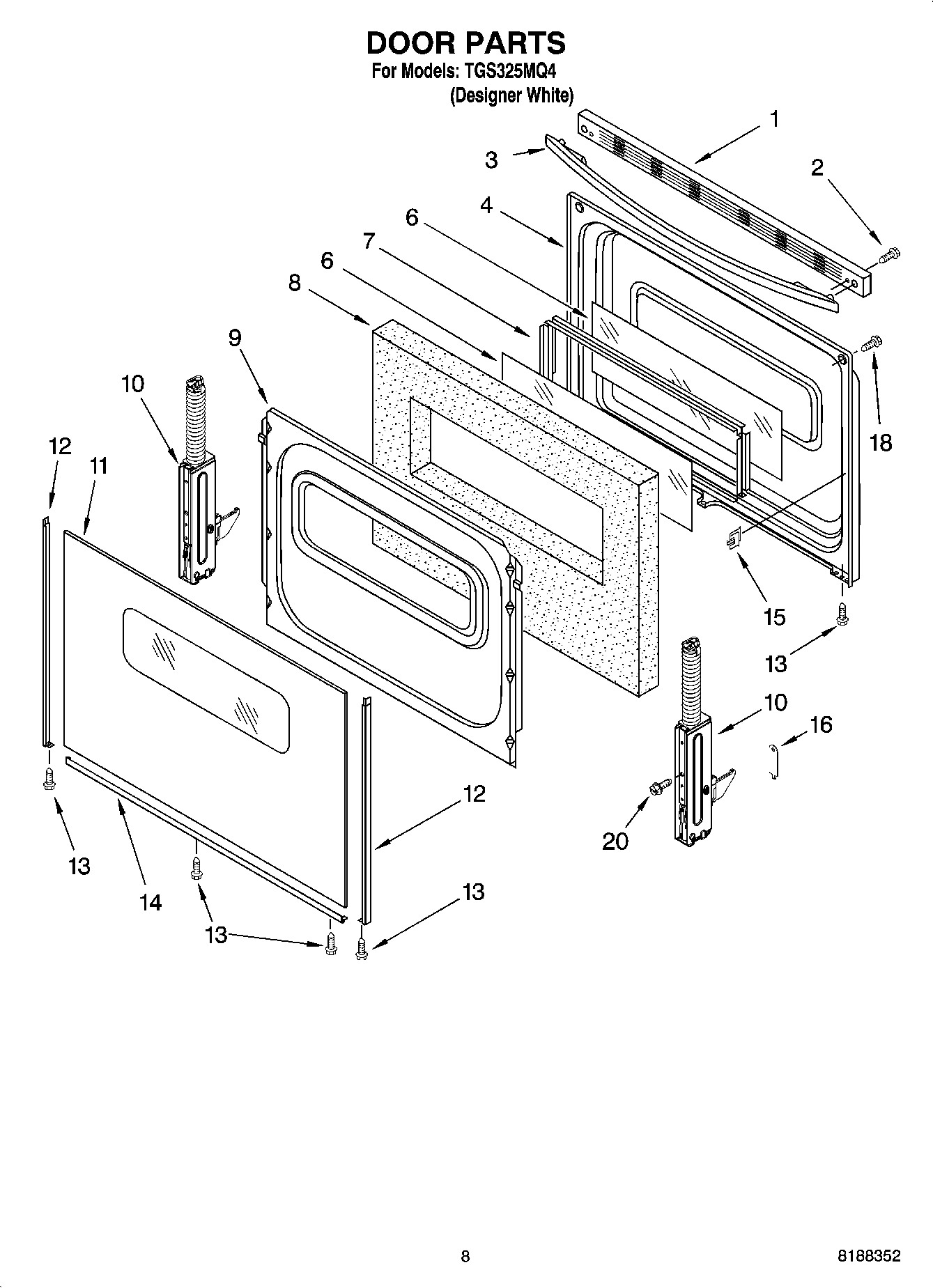 06 - DOOR PARTS, OPTIONAL PARTS (NOT INCLUDED)