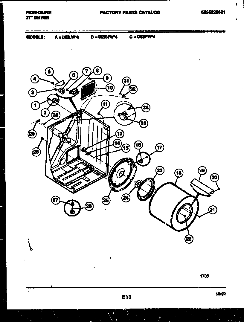02 - CABINET AND COMPONENT PARTS