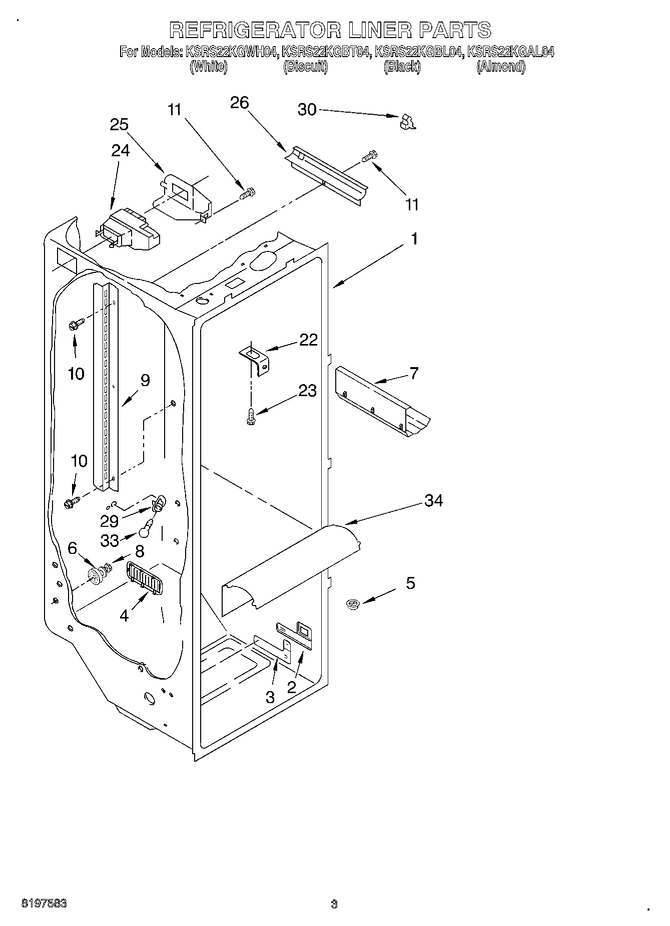 02 - REFRIGERATOR LINER