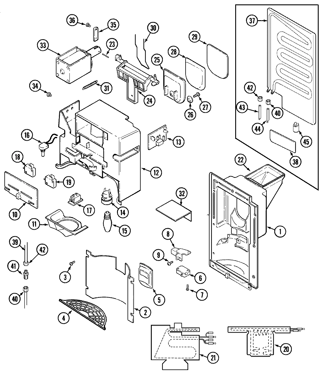 07 - ICE & WATER DISPENSER