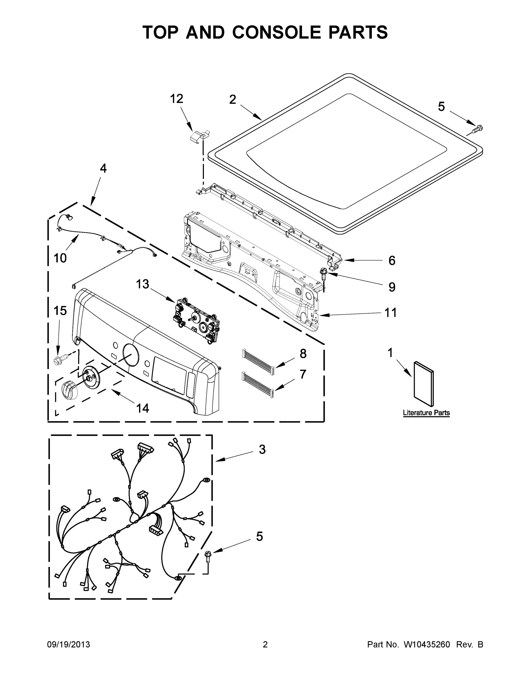 02 - TOP AND CONSOLE PARTS