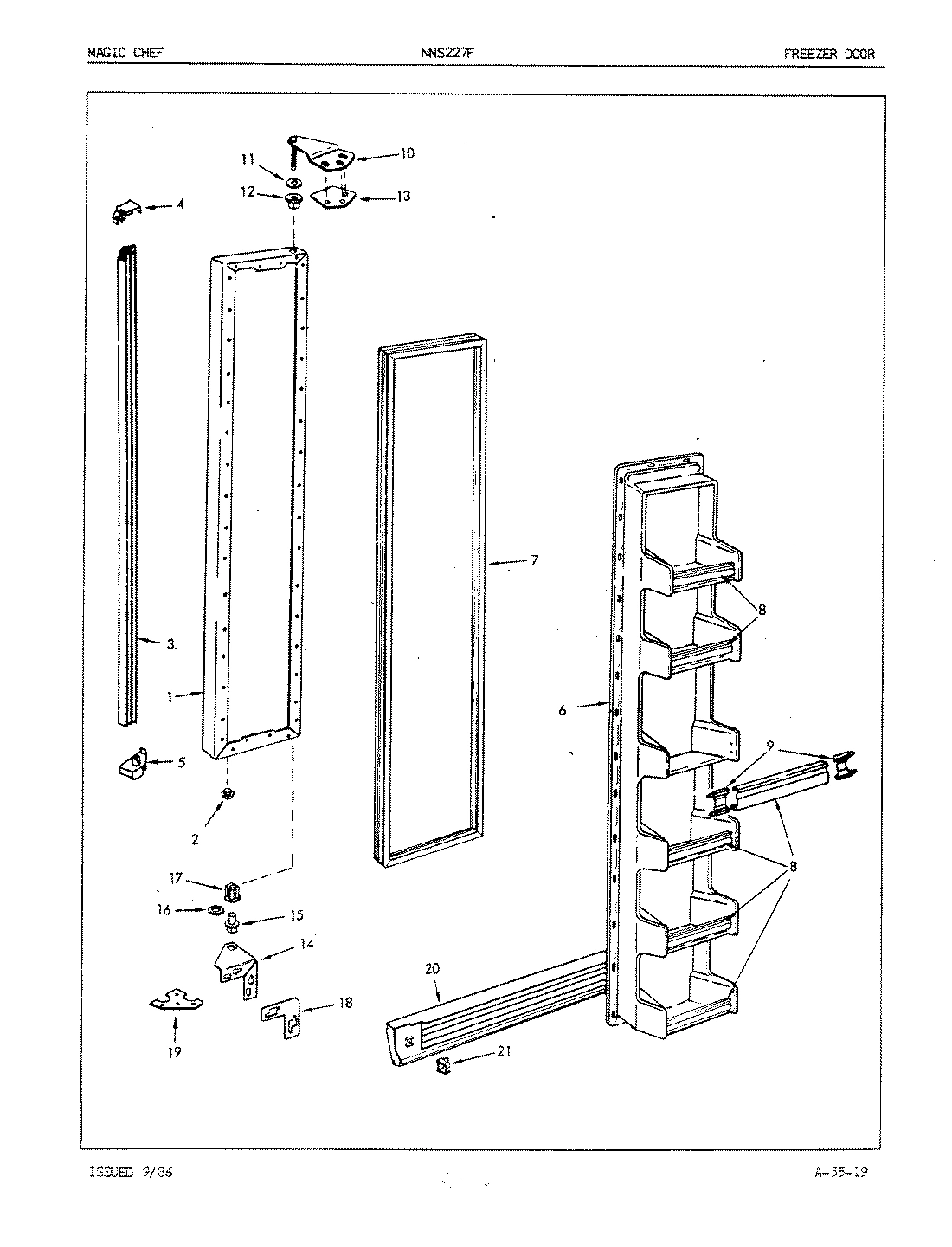 02 - FREEZER DOOR