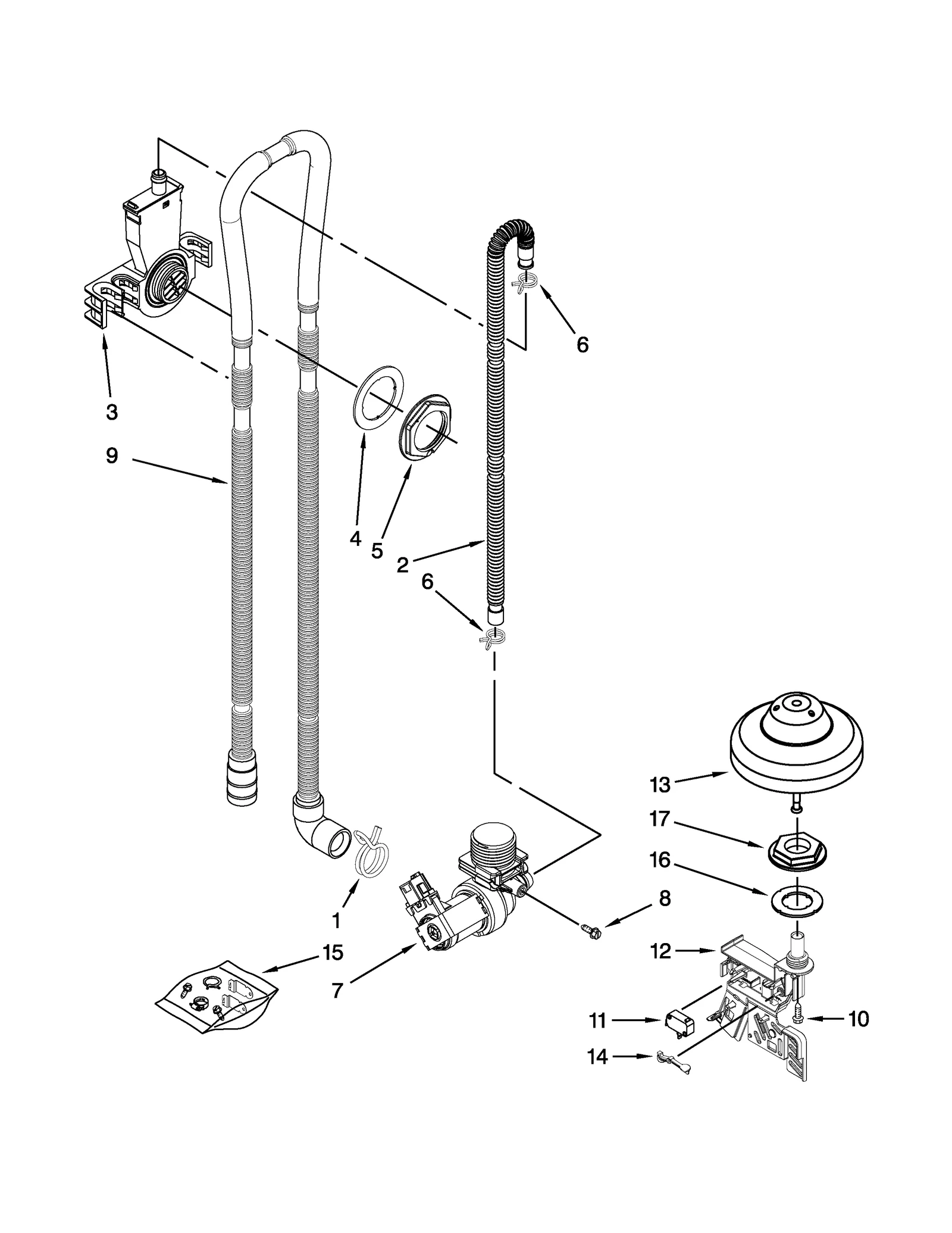 FILL, DRAIN AND OVERFILL PARTS