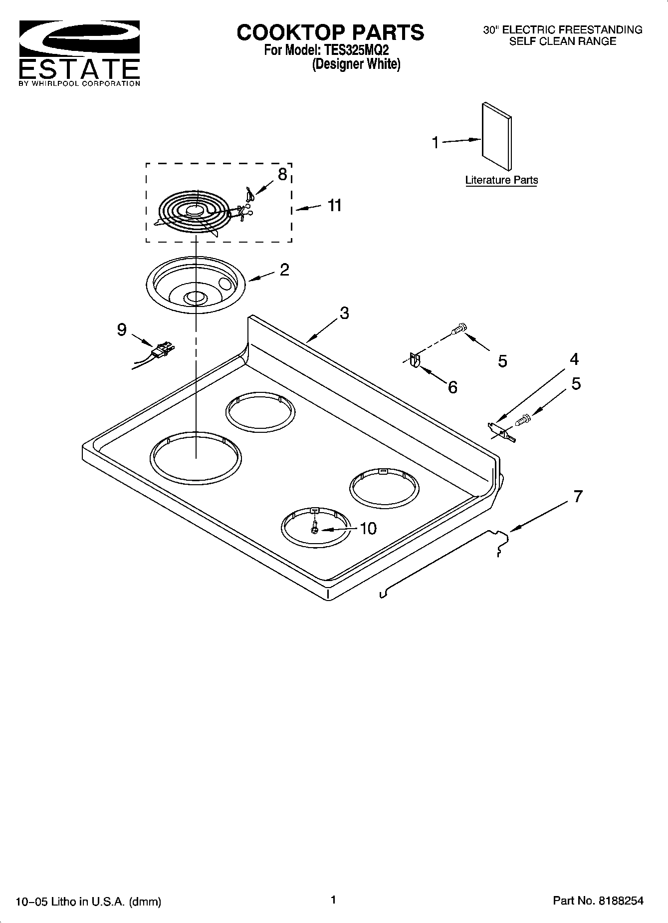 01 - COOKTOP PARTS