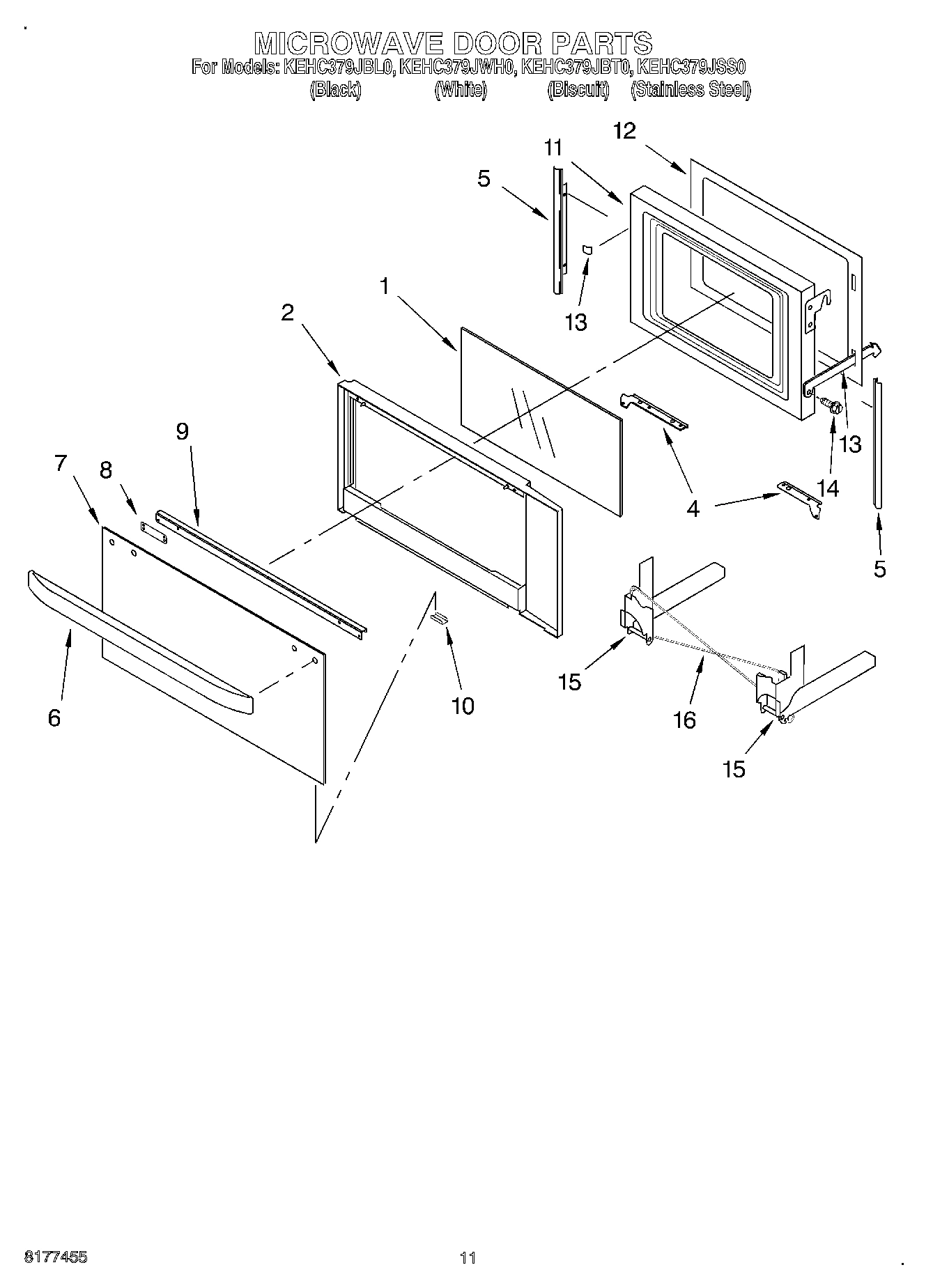 09 - MICROWAVE DOOR, OPTIONAL