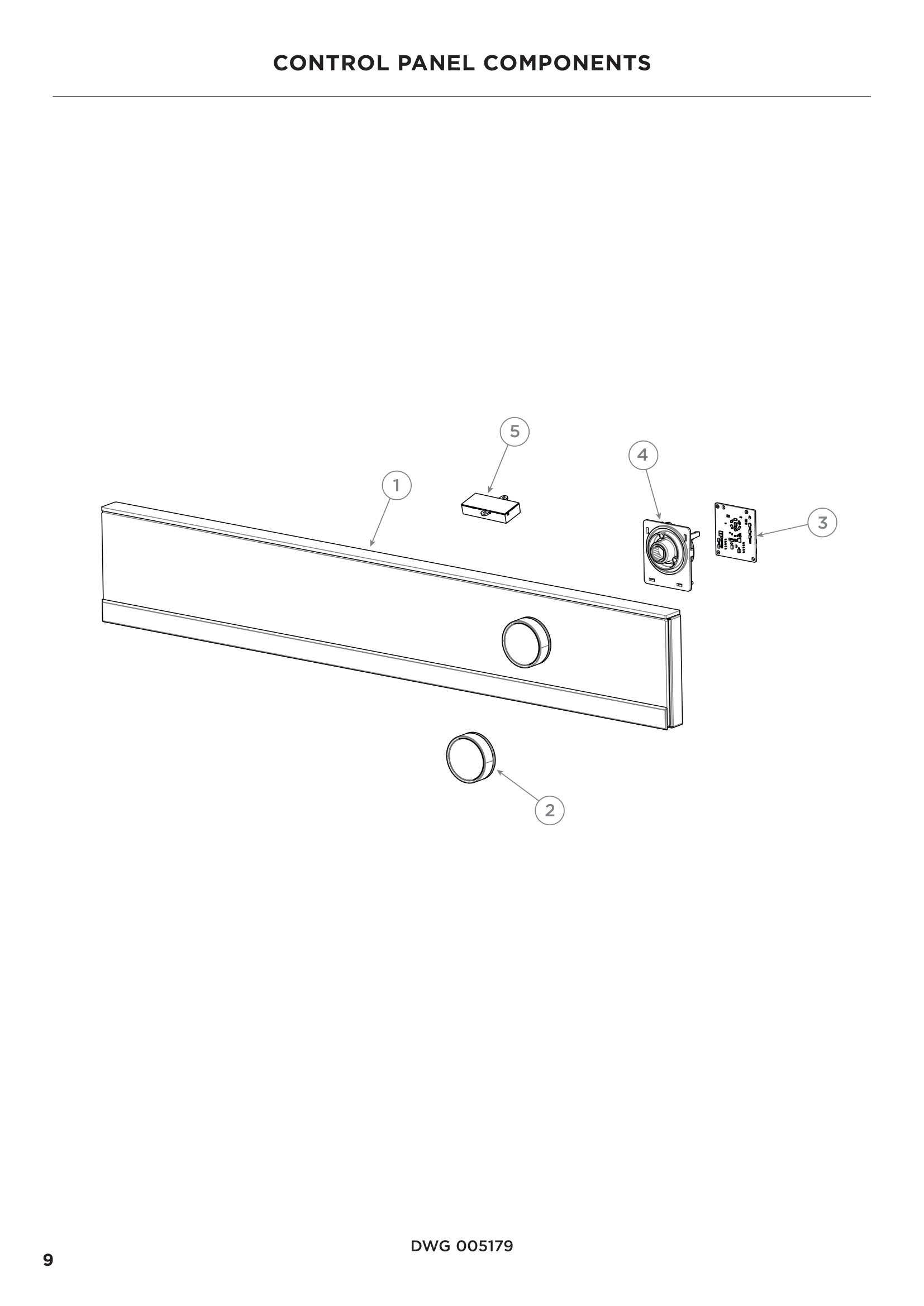 CONTROL PANEL COMPONENTS