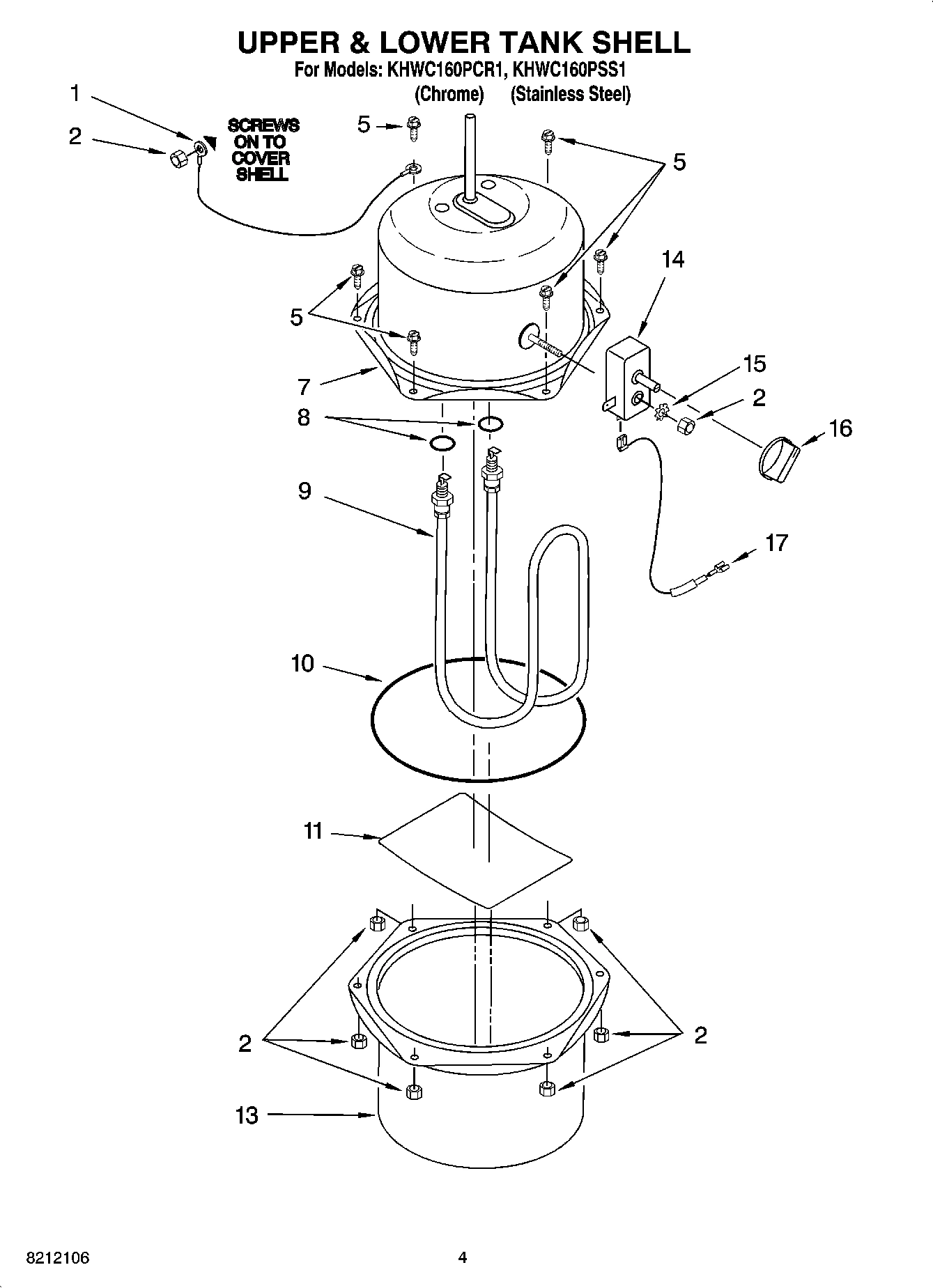 02 - UPPER & LOWER TANK SHELL
