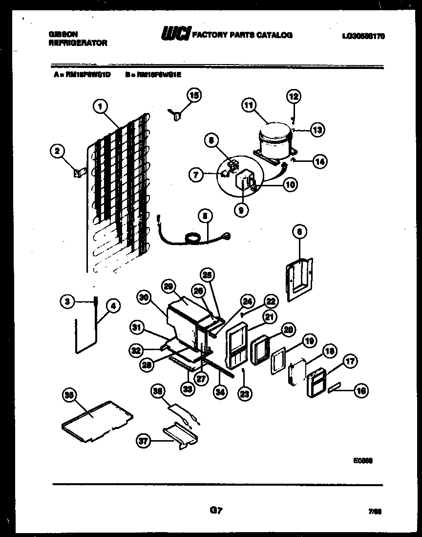 04 - SYSTEM AND AUTOMATIC DEFROST PARTS