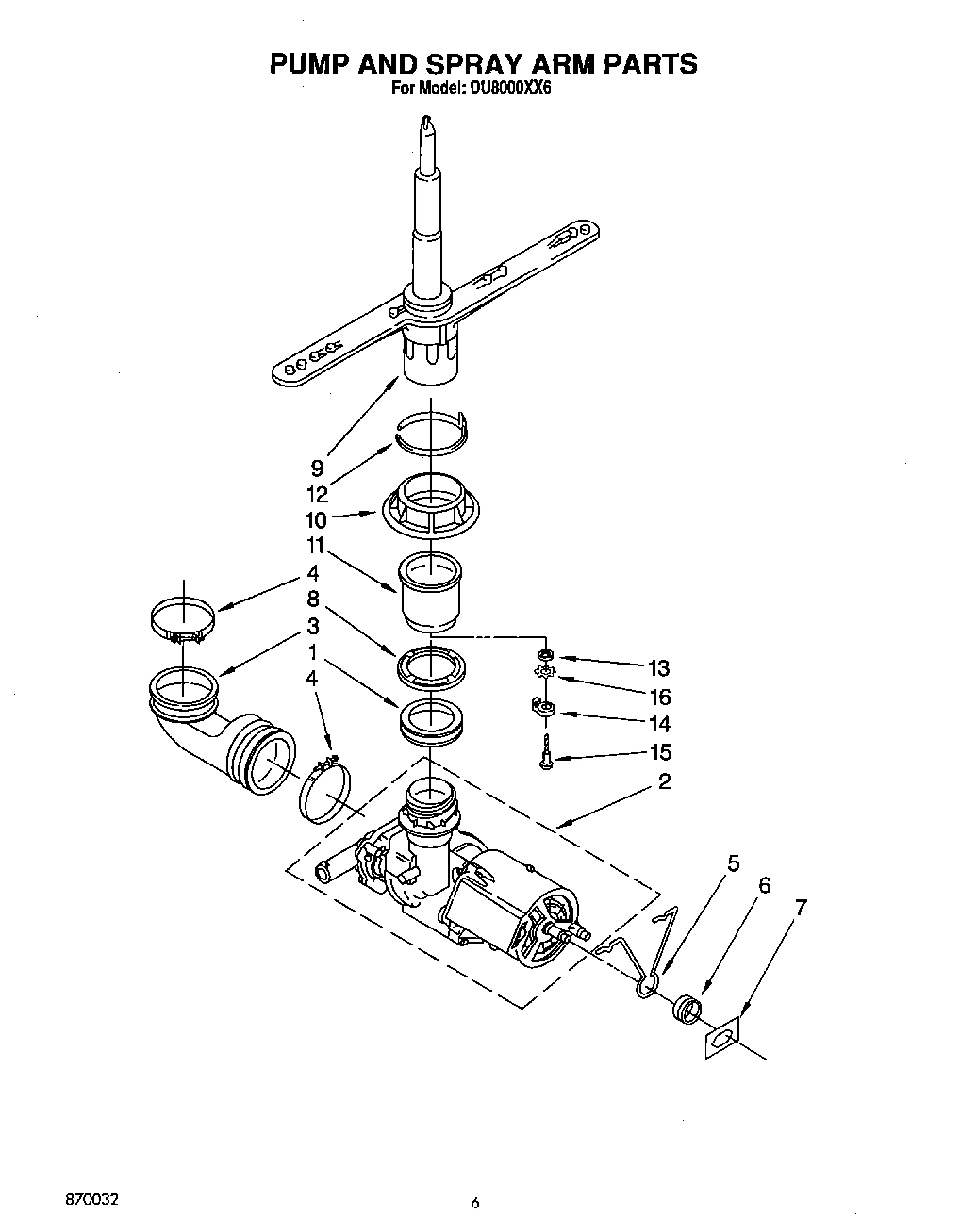 04 - PUMP AND SPRAY ARM
