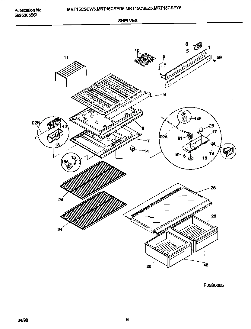 04 - SHELVES/CONTROLS
