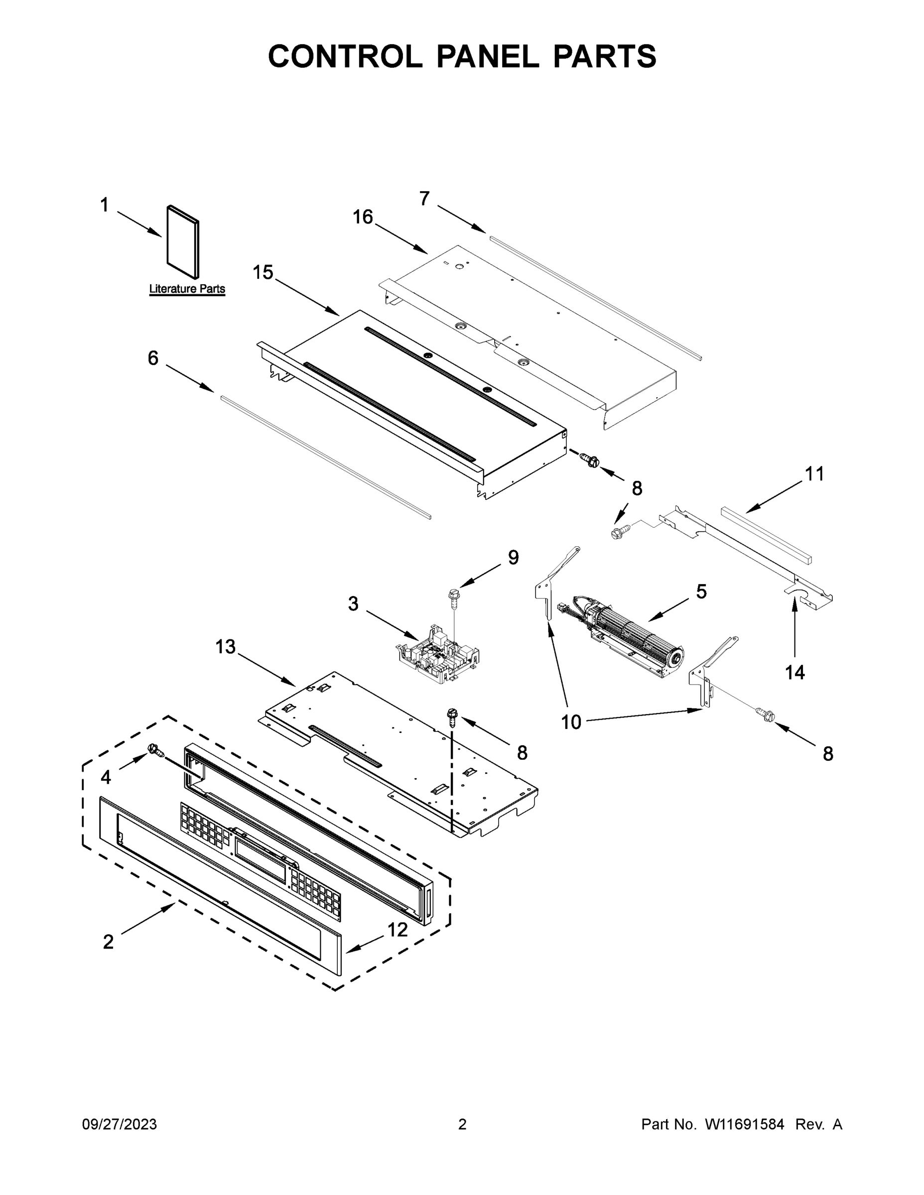 02 - CONTROL PANEL PARTS