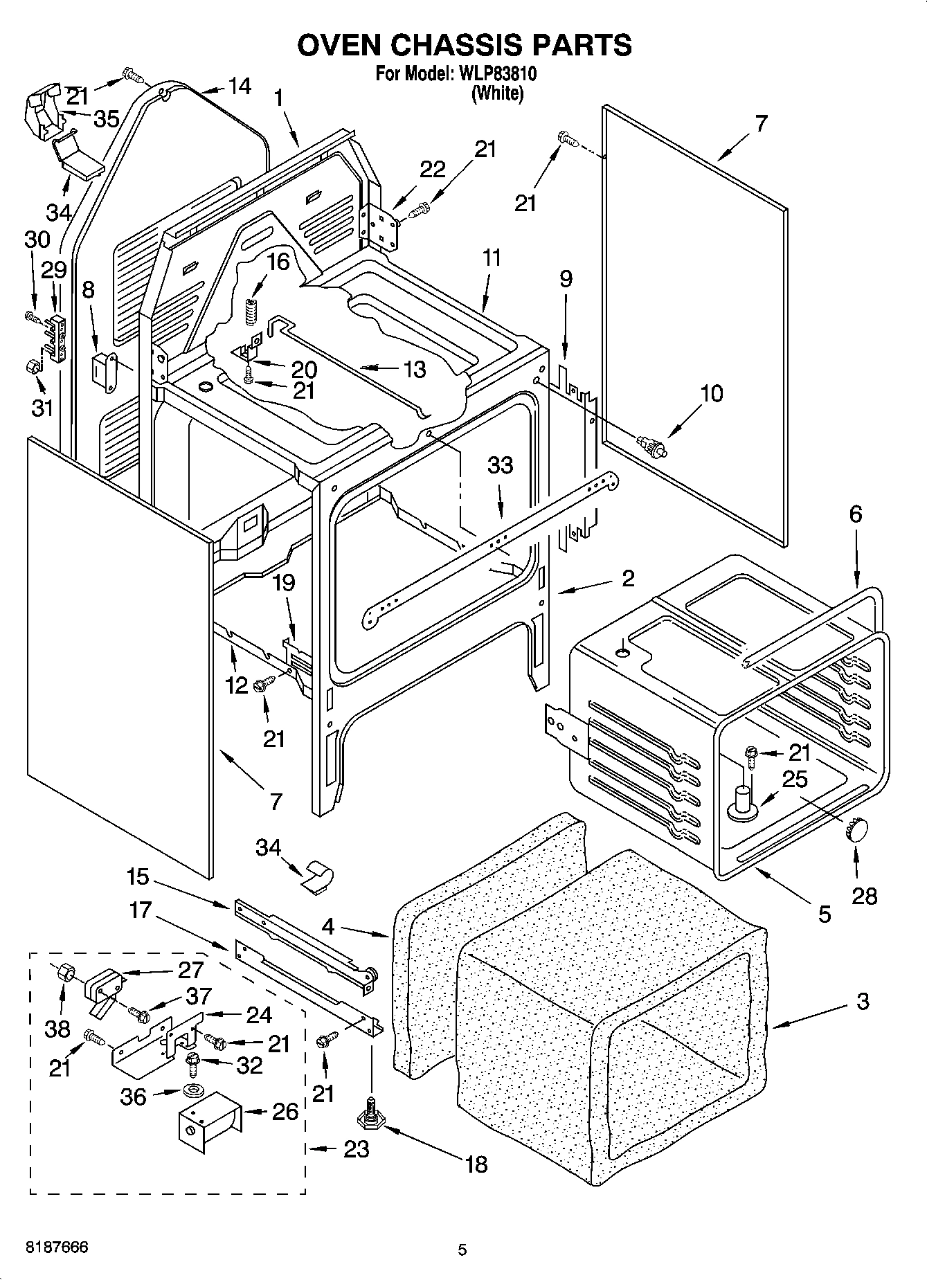 04 - OVEN CHASSIS PARTS