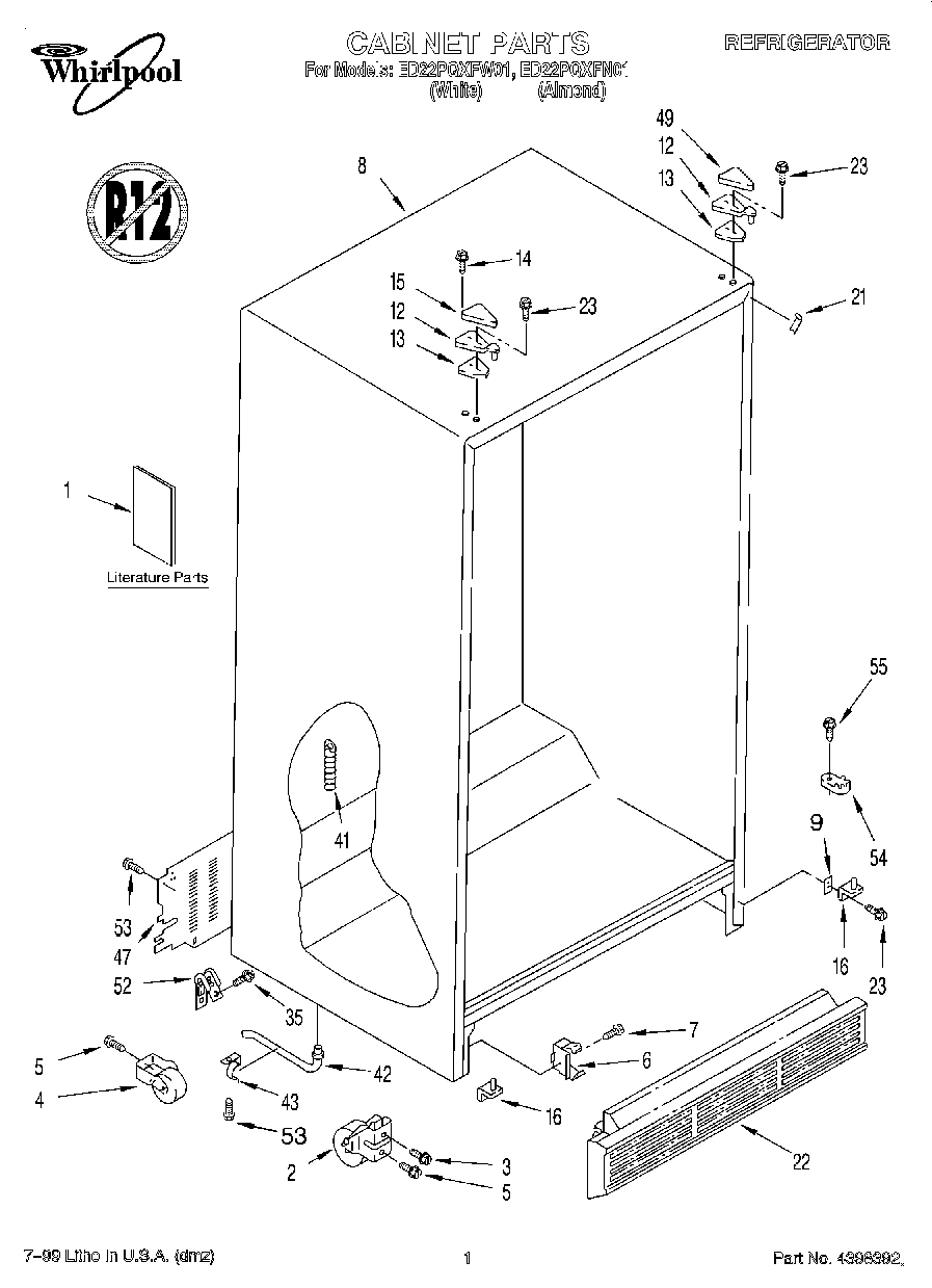 01 - CABINET, LITERATURE