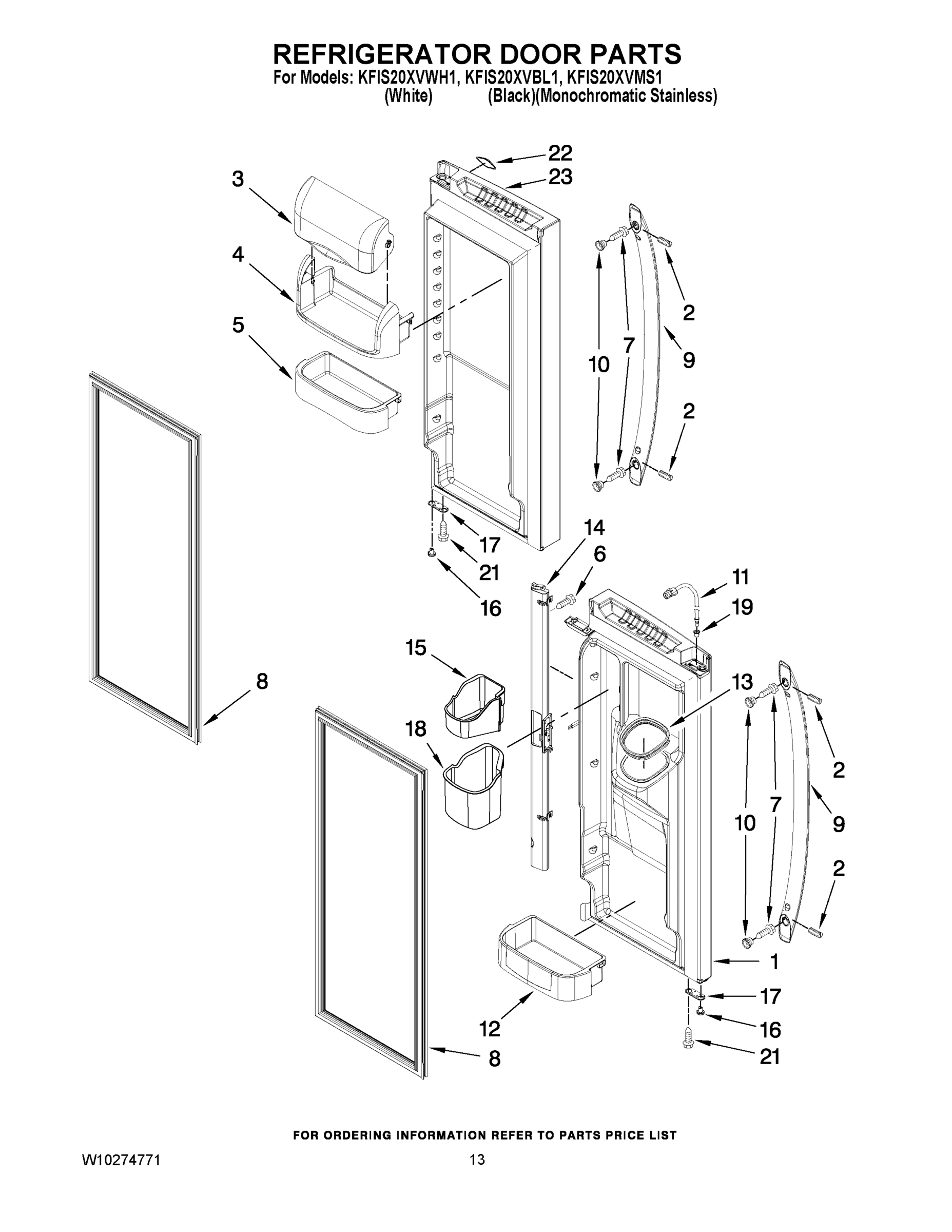 07 - REFRIGERATOR DOOR PARTS