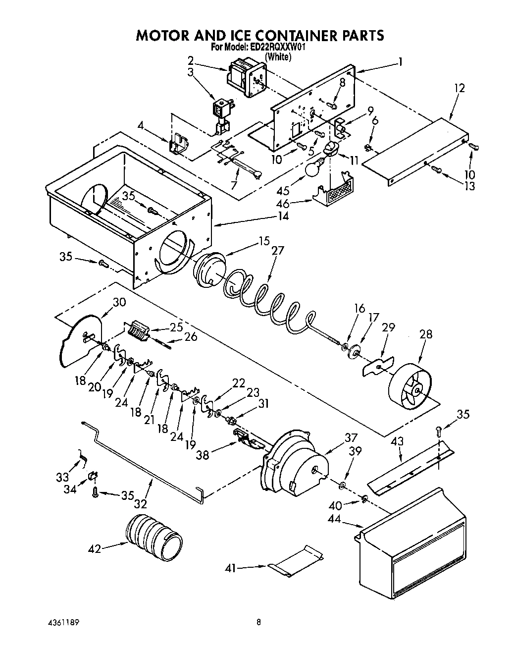 06 - MOTOR AND ICE CONTAINER