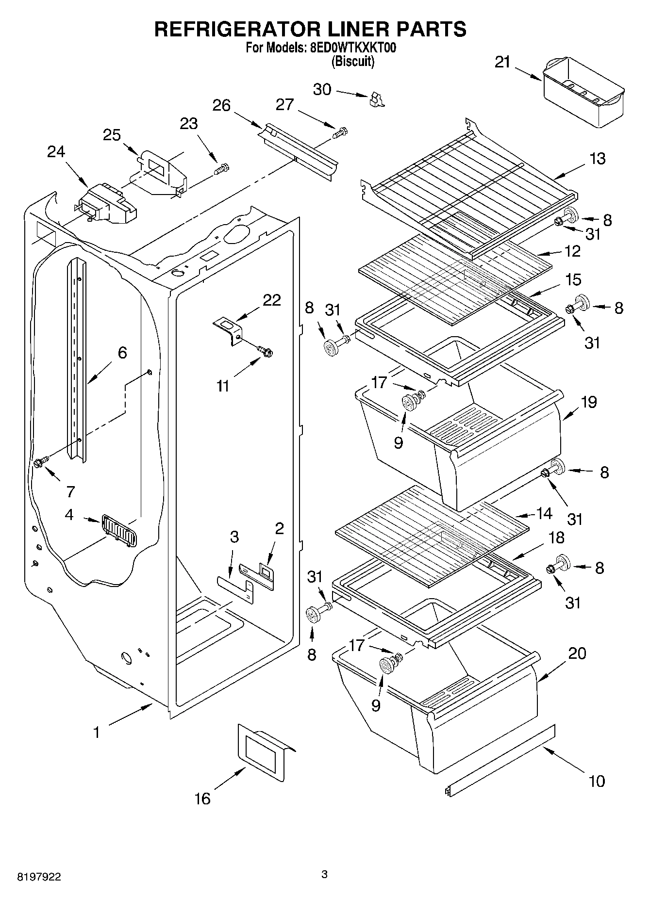 02 - REFRIGERATOR LINER