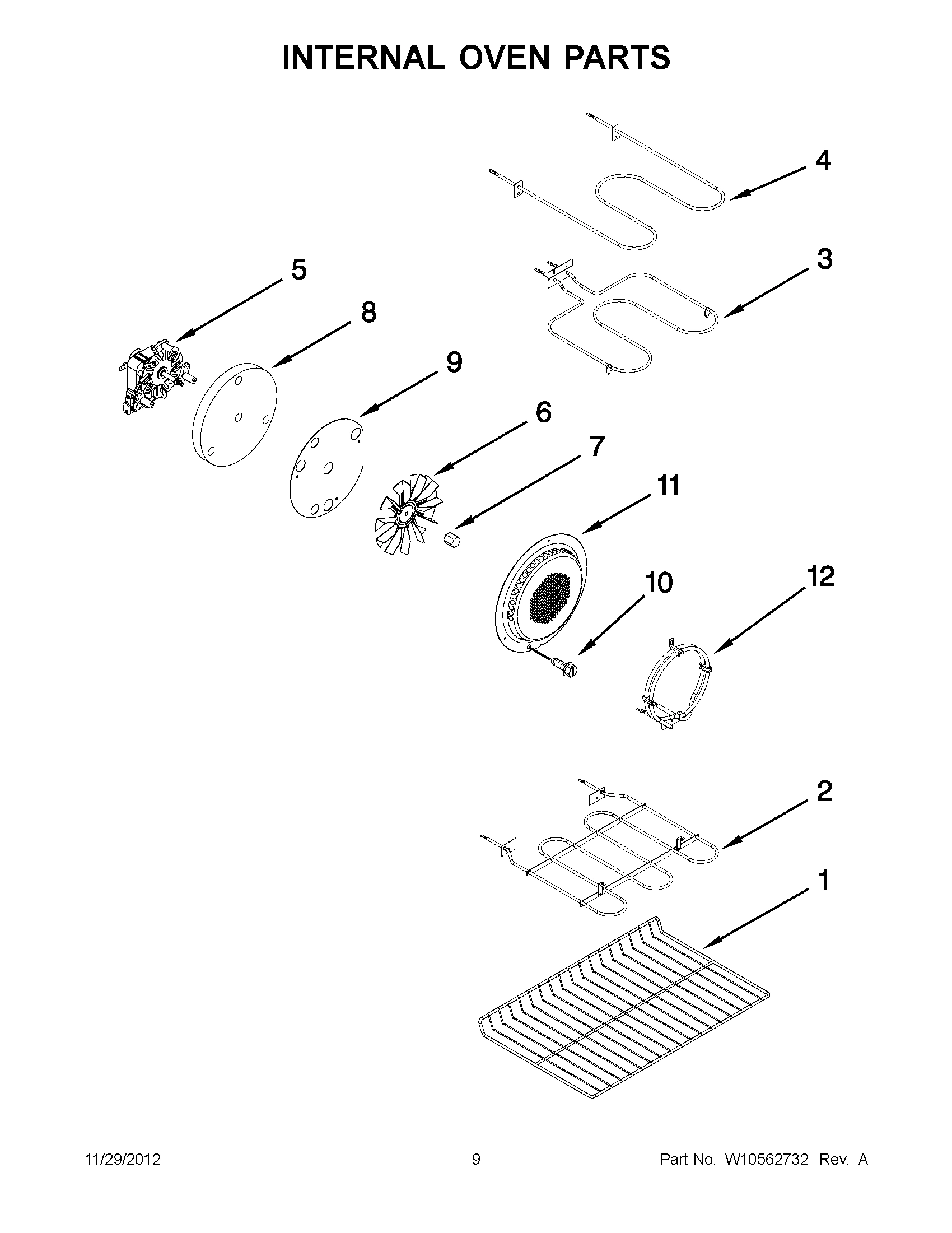 04 - INTERNAL OVEN PARTS