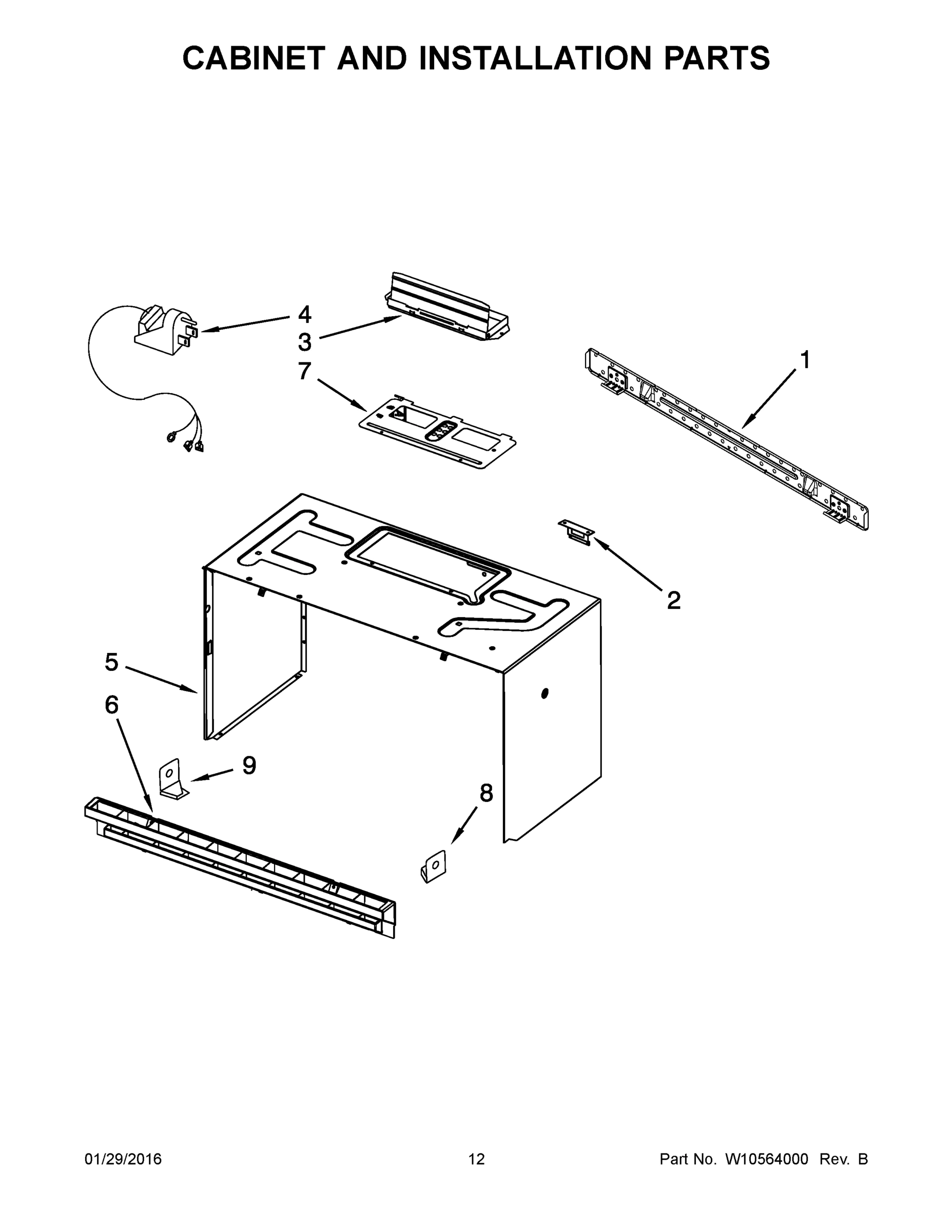 07 - CABINET AND INSTALLATION PARTS