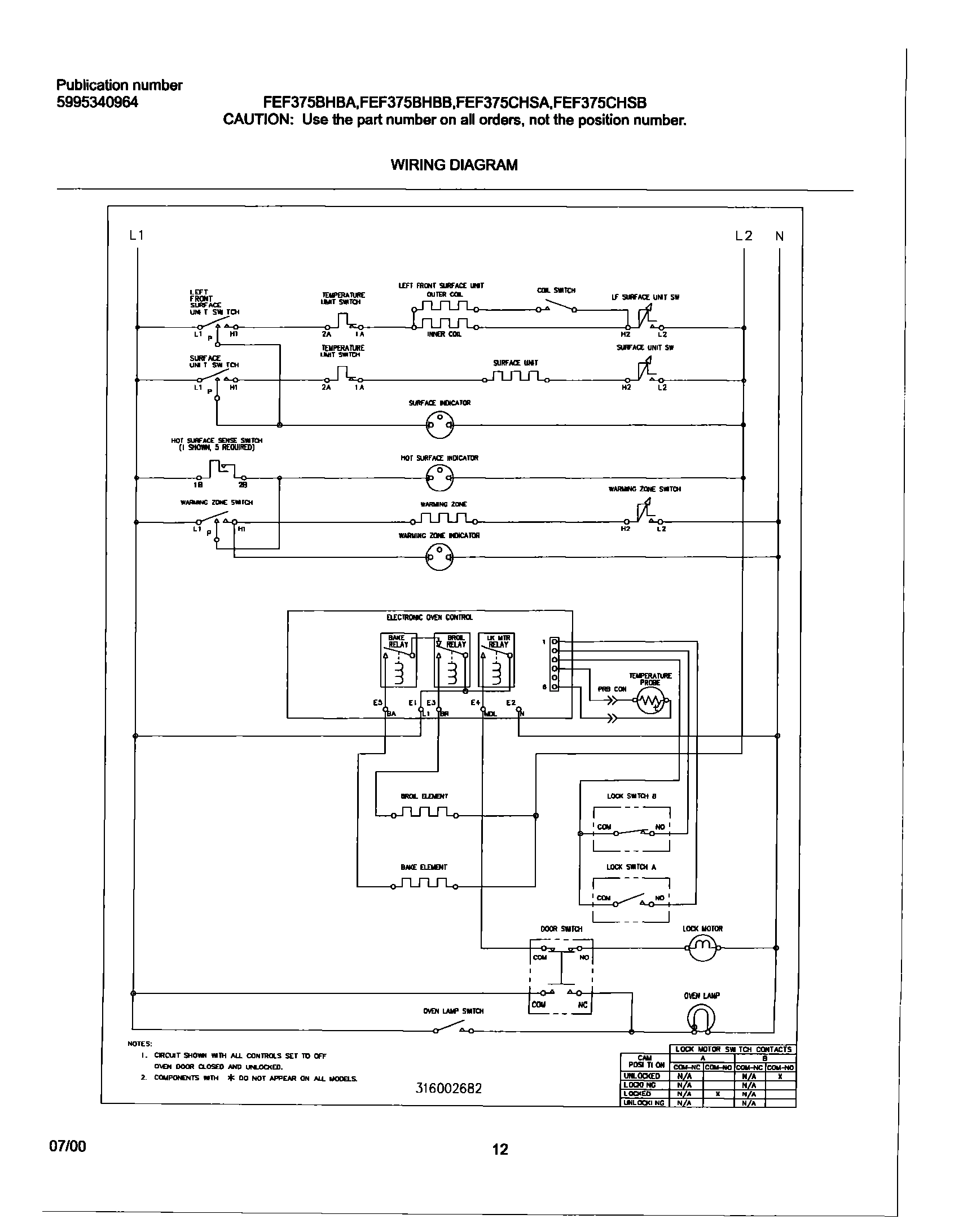 12 - WIRING DIAGRAM